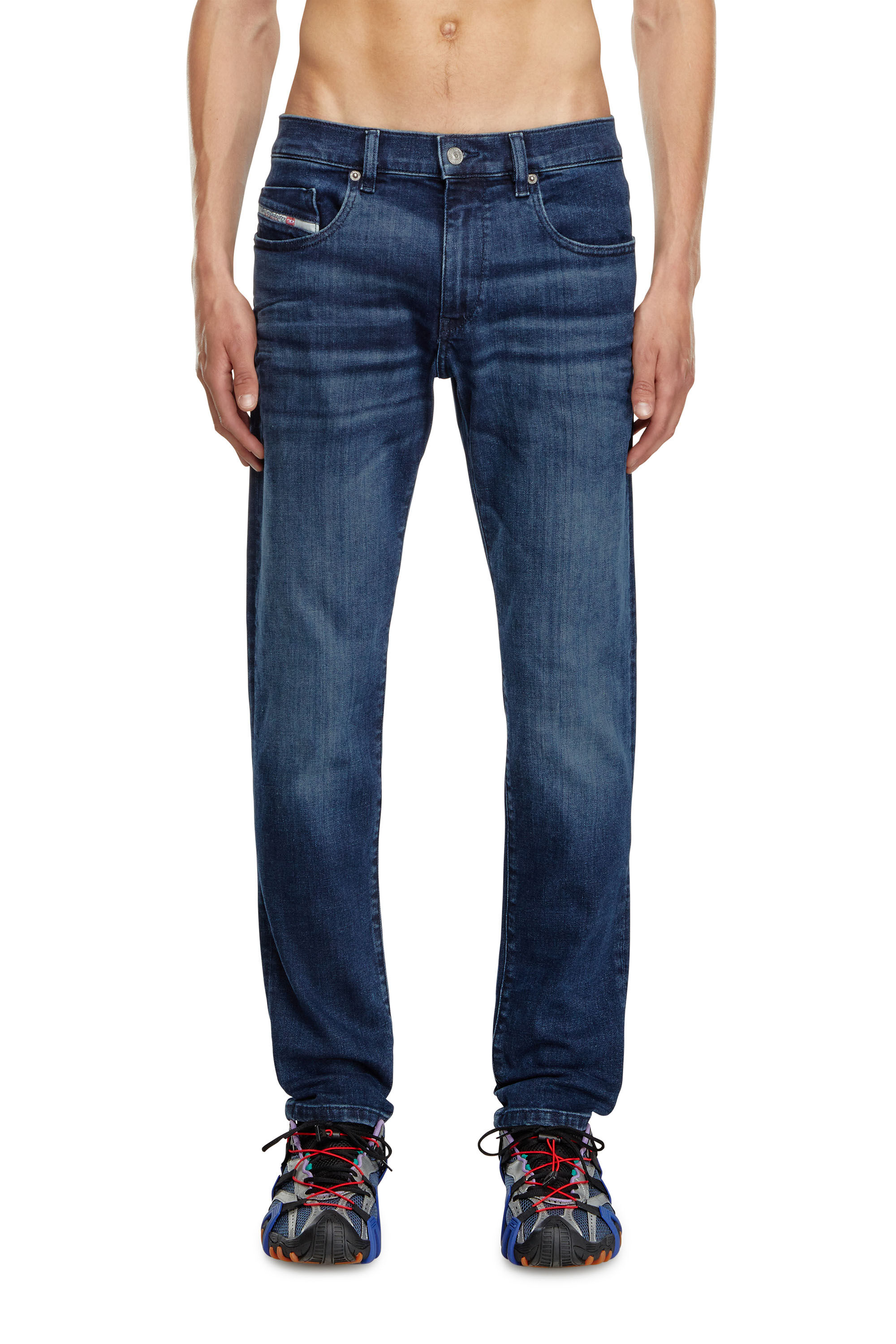 Diesel - Homme Slim Jeans 2019 D-Strukt 0GRDJ, Bleu Foncé - Image 3