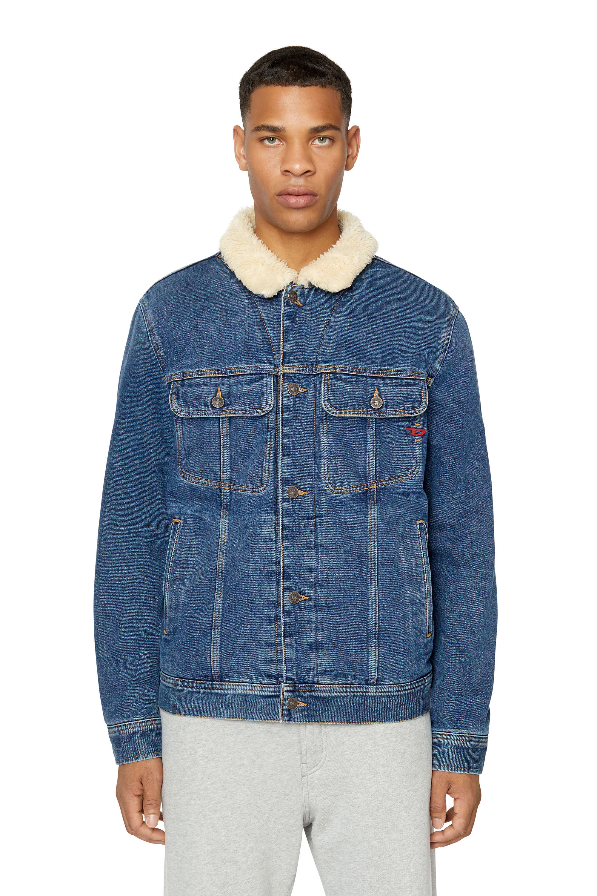 Diesel sherpa on sale jacket