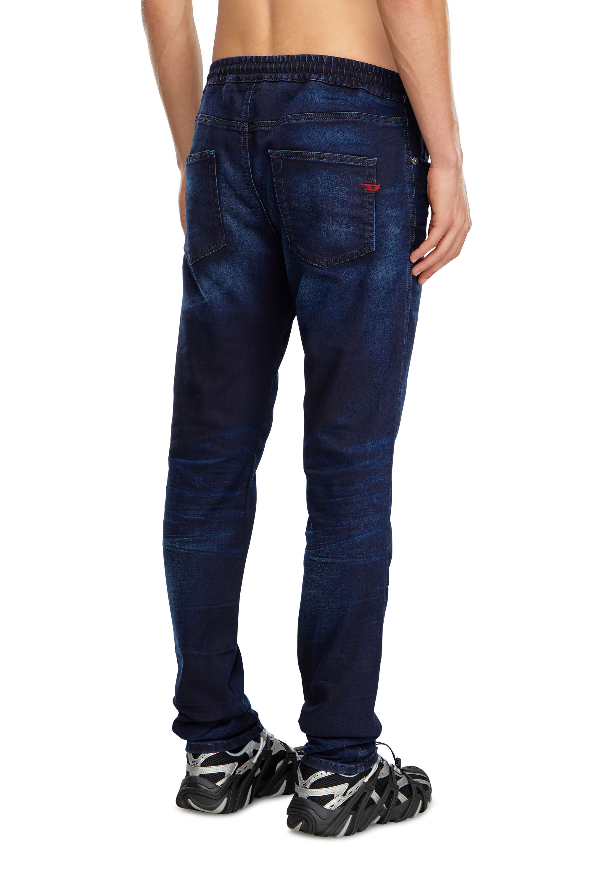 Diesel - Homme Slim 2060 D-Strukt Joggjeans® 09J35, Bleu Foncé - Image 4