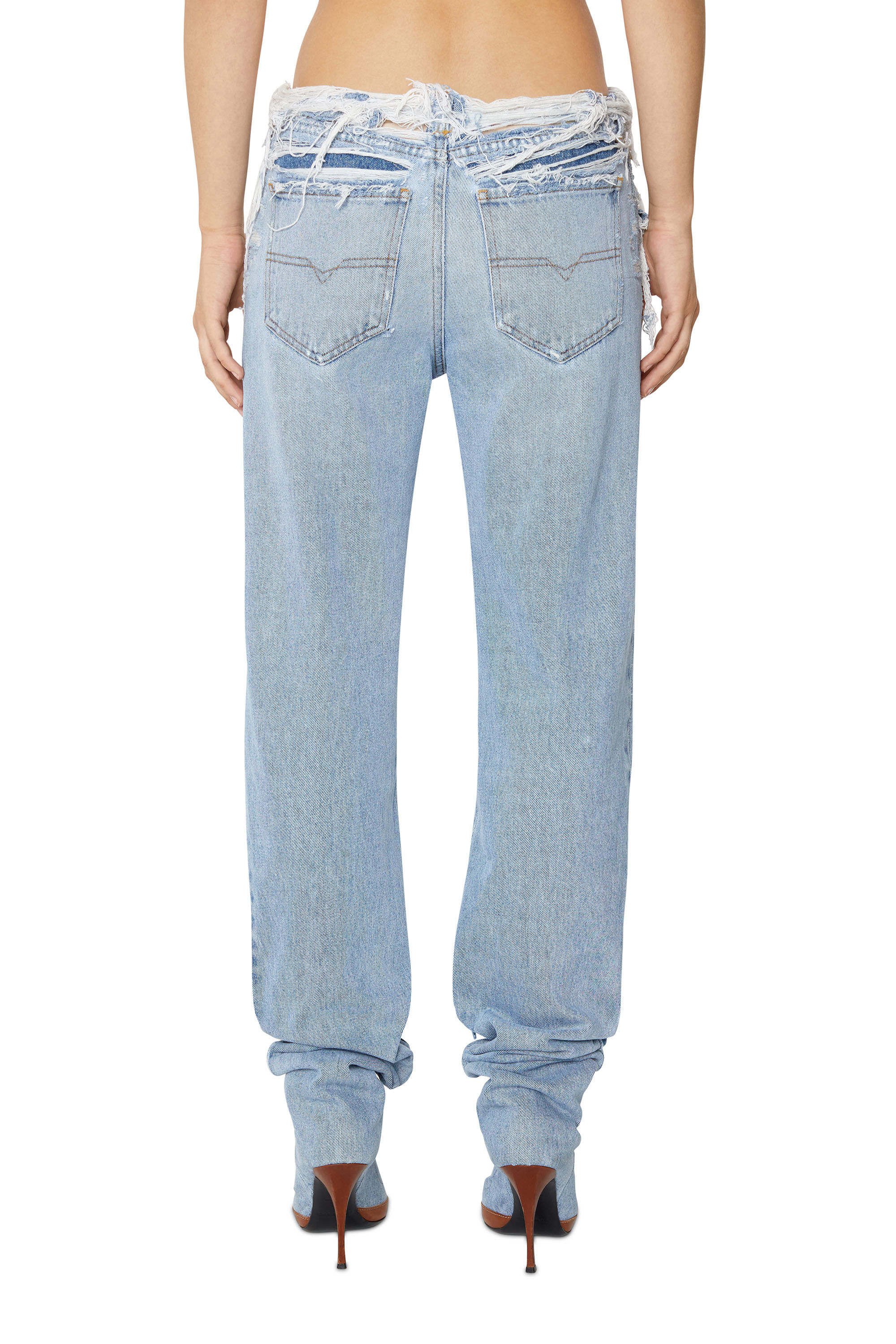 Diesel - Straight Jeans 1956 D-Tulip 007N7, Straight Jeans - 1956 D-Tulip Femme in Bleu - 5