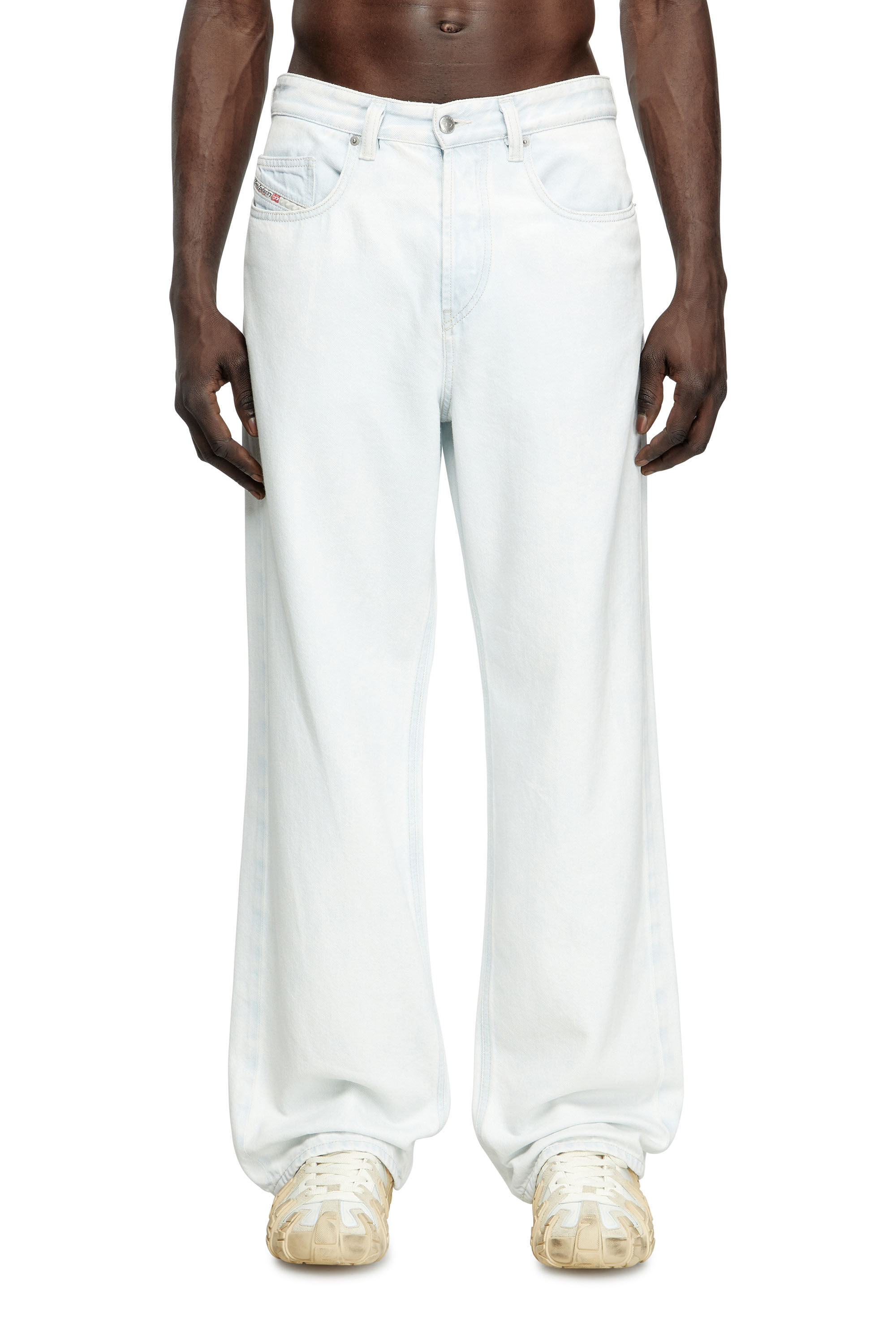 Diesel - Male's Relaxed Jeans 2001 D-Macro 09M08, Light Blue - 3