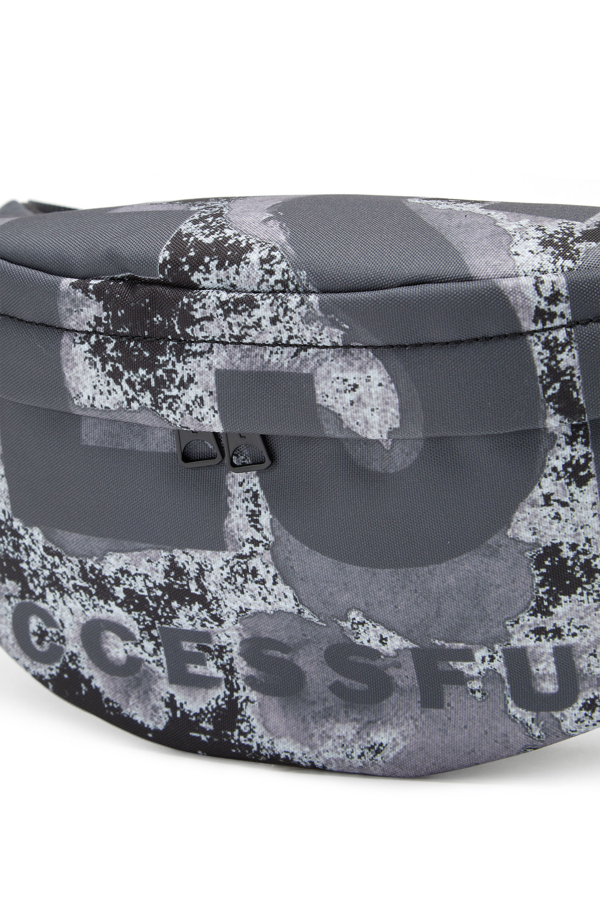 Diesel - RAVE BELTBAG X, Rave-Sac banane avec imprimé logo estompé Homme in Polychrome - 5
