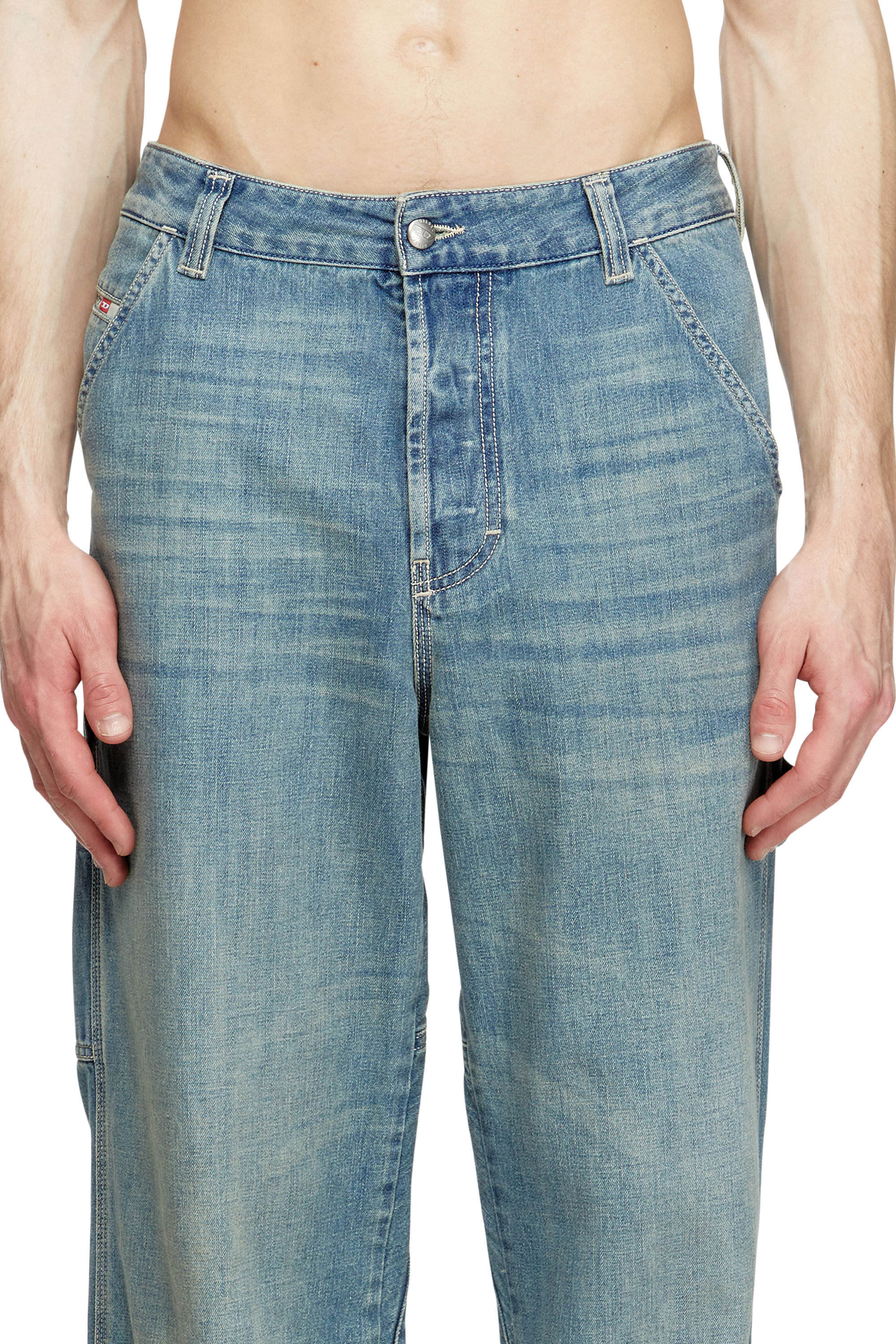 Diesel - Male's Relaxed Jeans D-Livery 068SK, Light Blue - 5