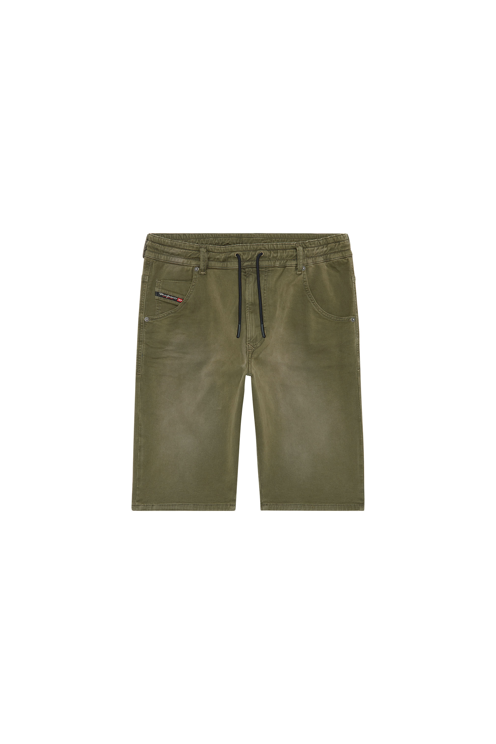 D KROOSHORT Z JOGGJEANS Man Coloured shorts in Track Denim Diesel