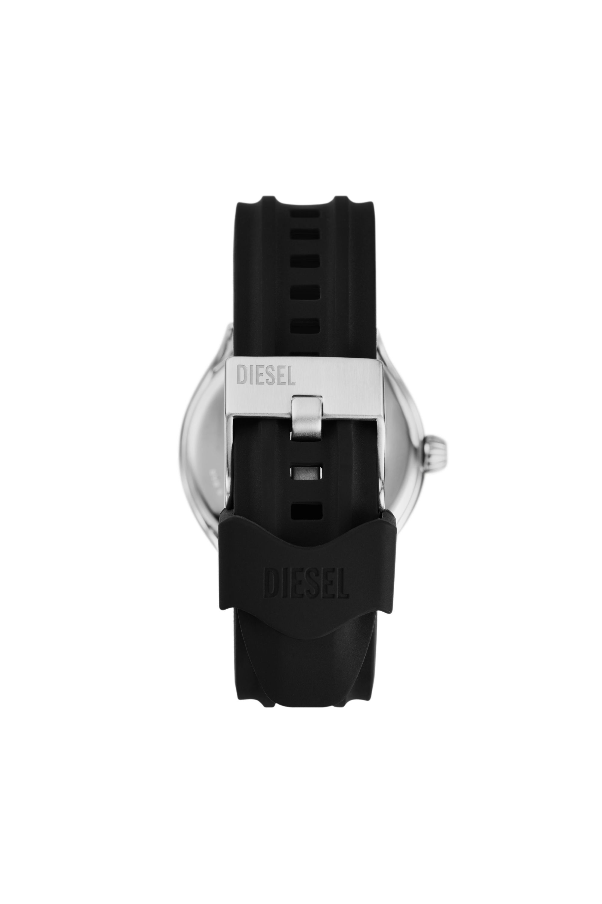 Diesel - DZ2202, Male Streamline three-hand black silicone watch in Black - Image 2