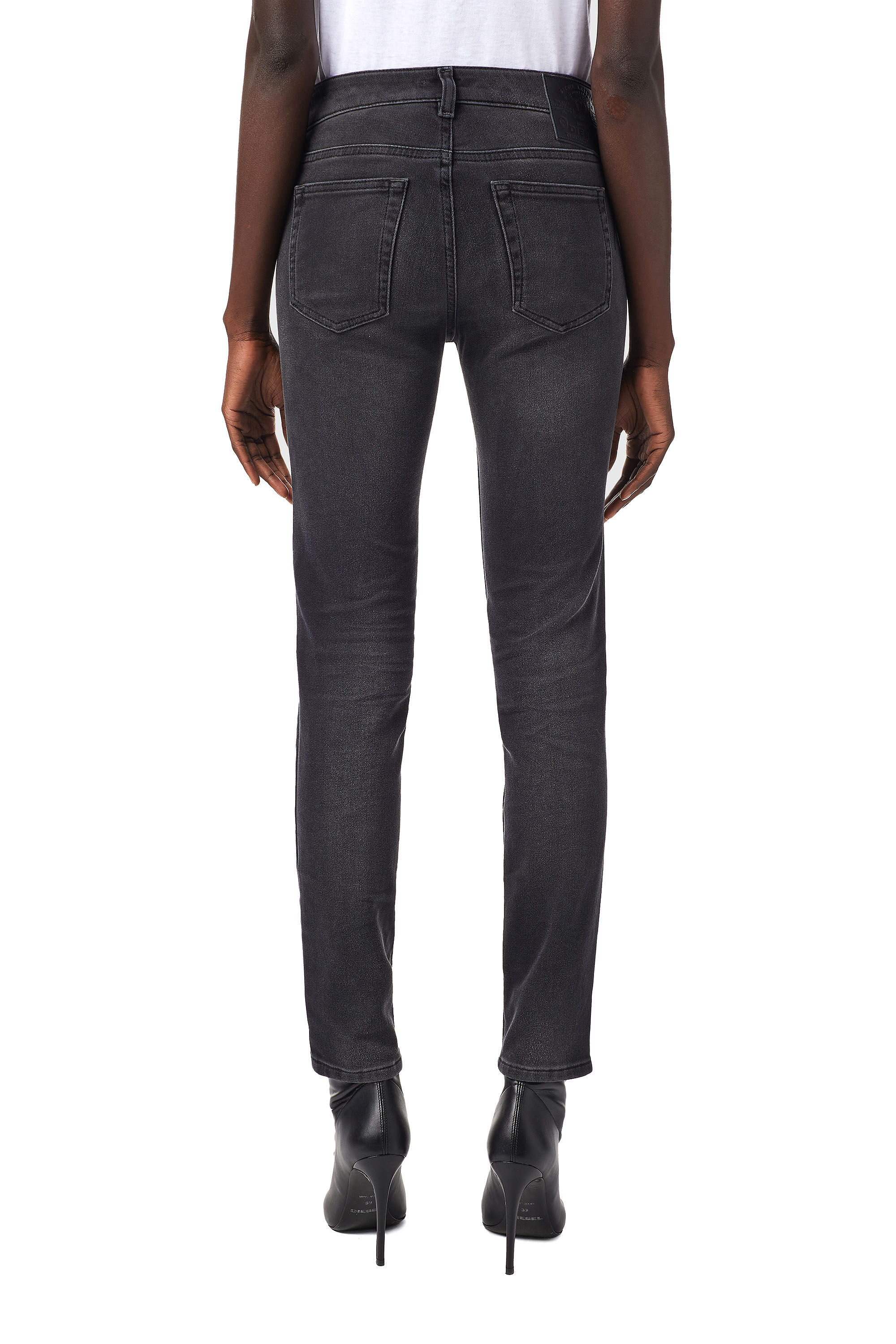 Diesel - D-Ollies JoggJeans® 09B22 Slim, Black/Dark Grey - Image 5