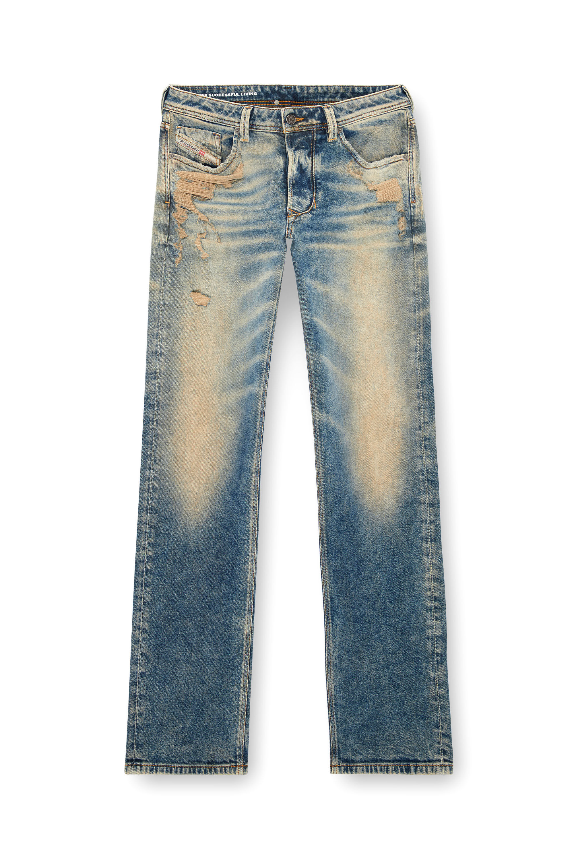 Diesel - Homme Straight Jeans 1985 Larkee 09K32, Bleu moyen - Image 2