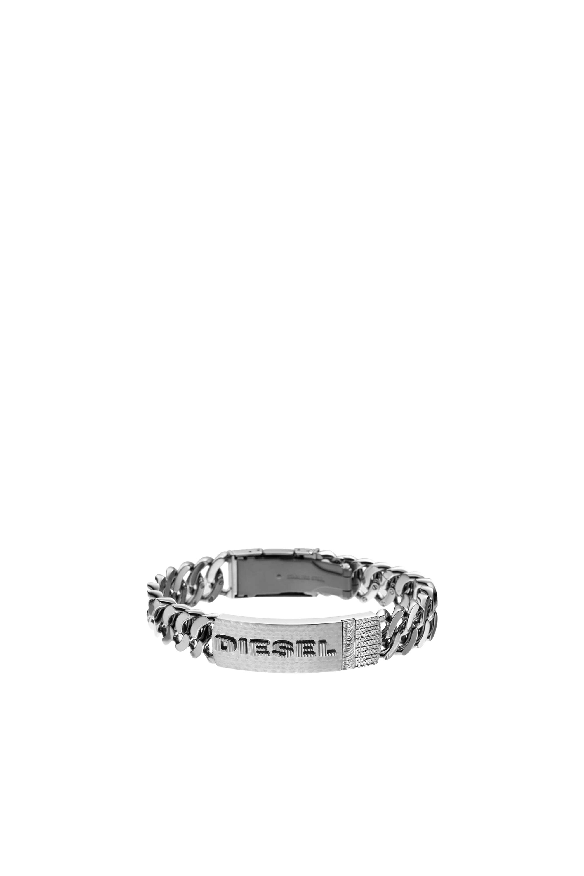 Diesel - DX0326, Male's Bracelet with tag in Silver - 1