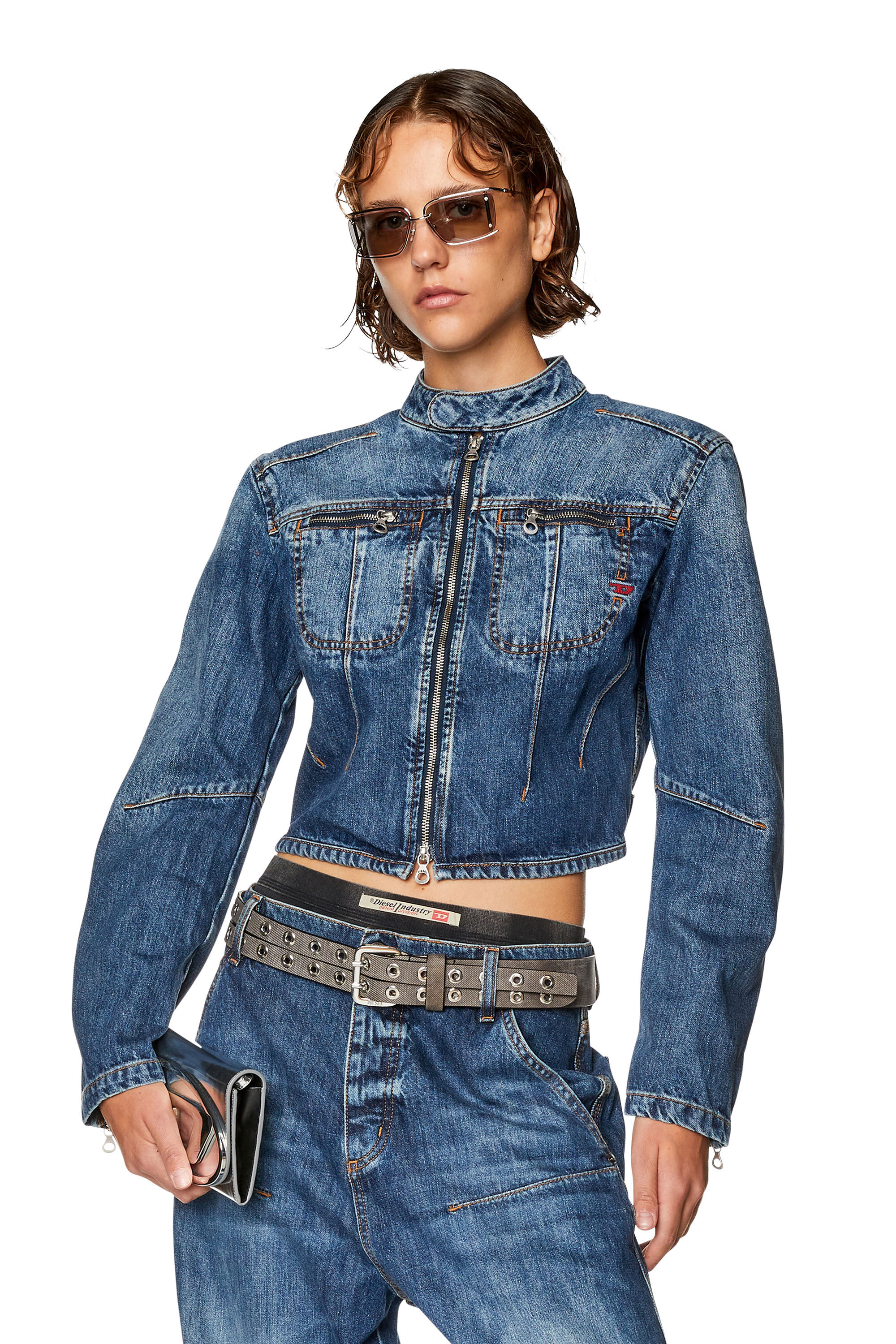 Diesel denim jacket womens clearance
