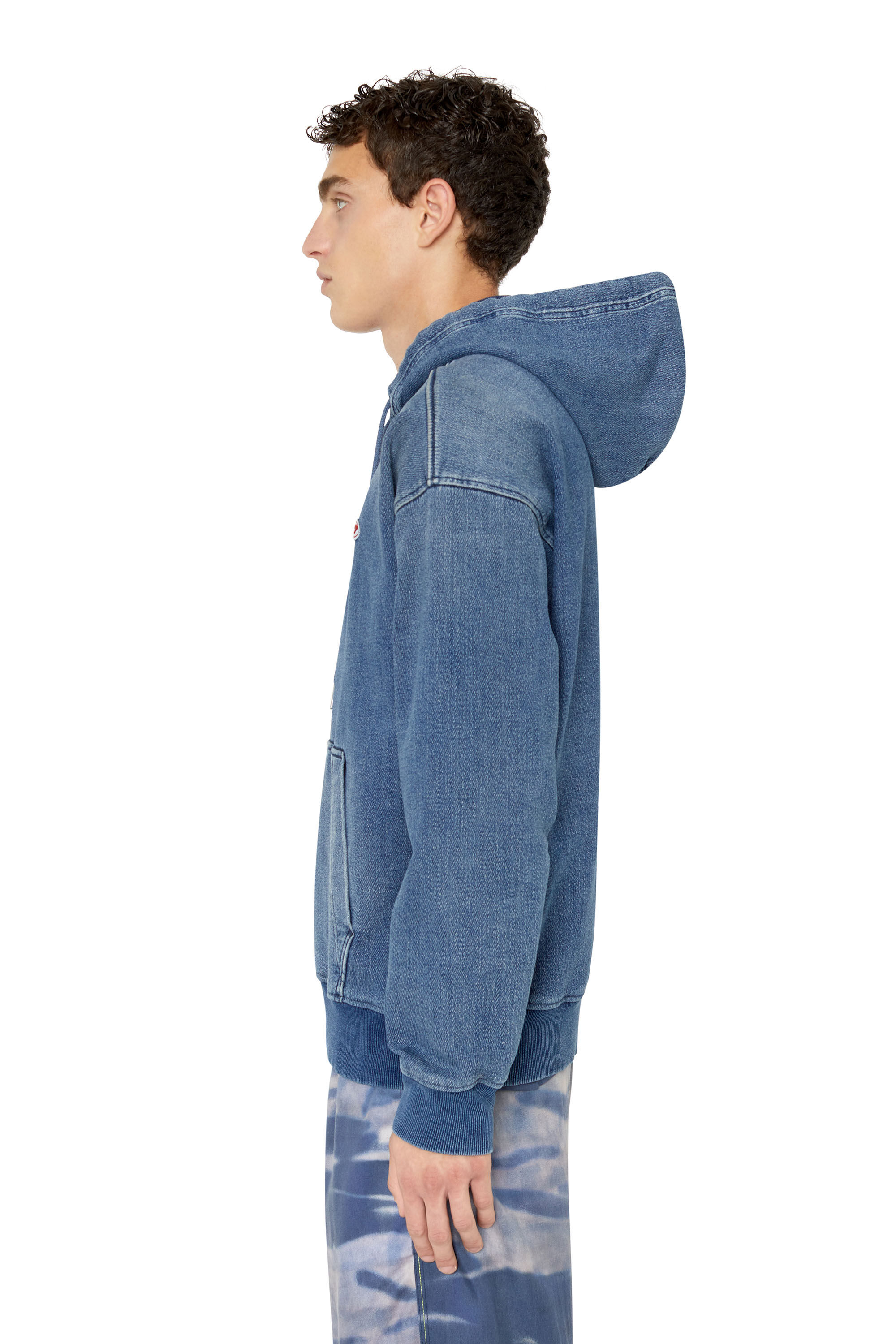 Diesel hotsell hoodie blue