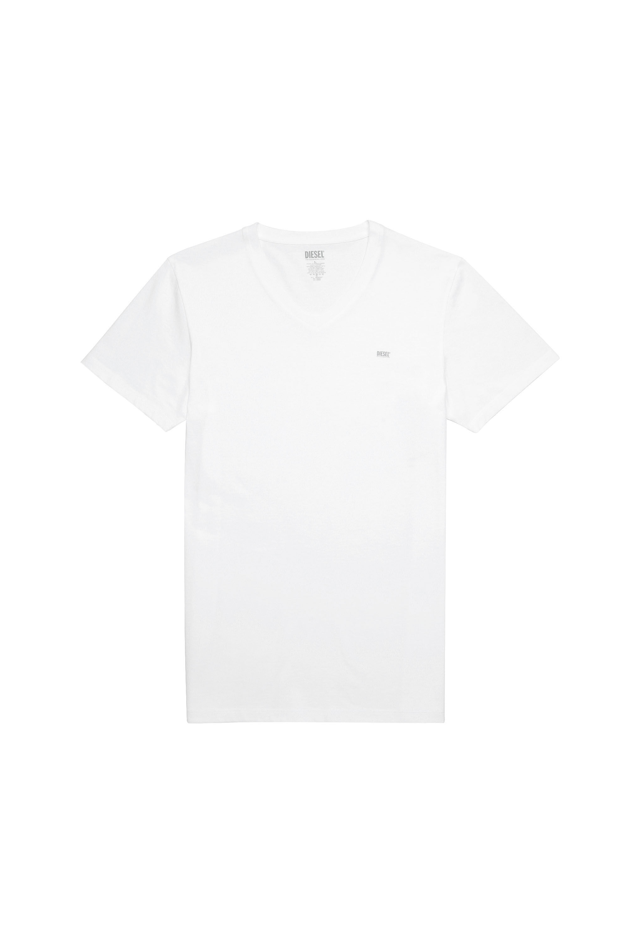 UMTEE MICHAEL TUBE T Man V neck T shirts with logo print Diesel