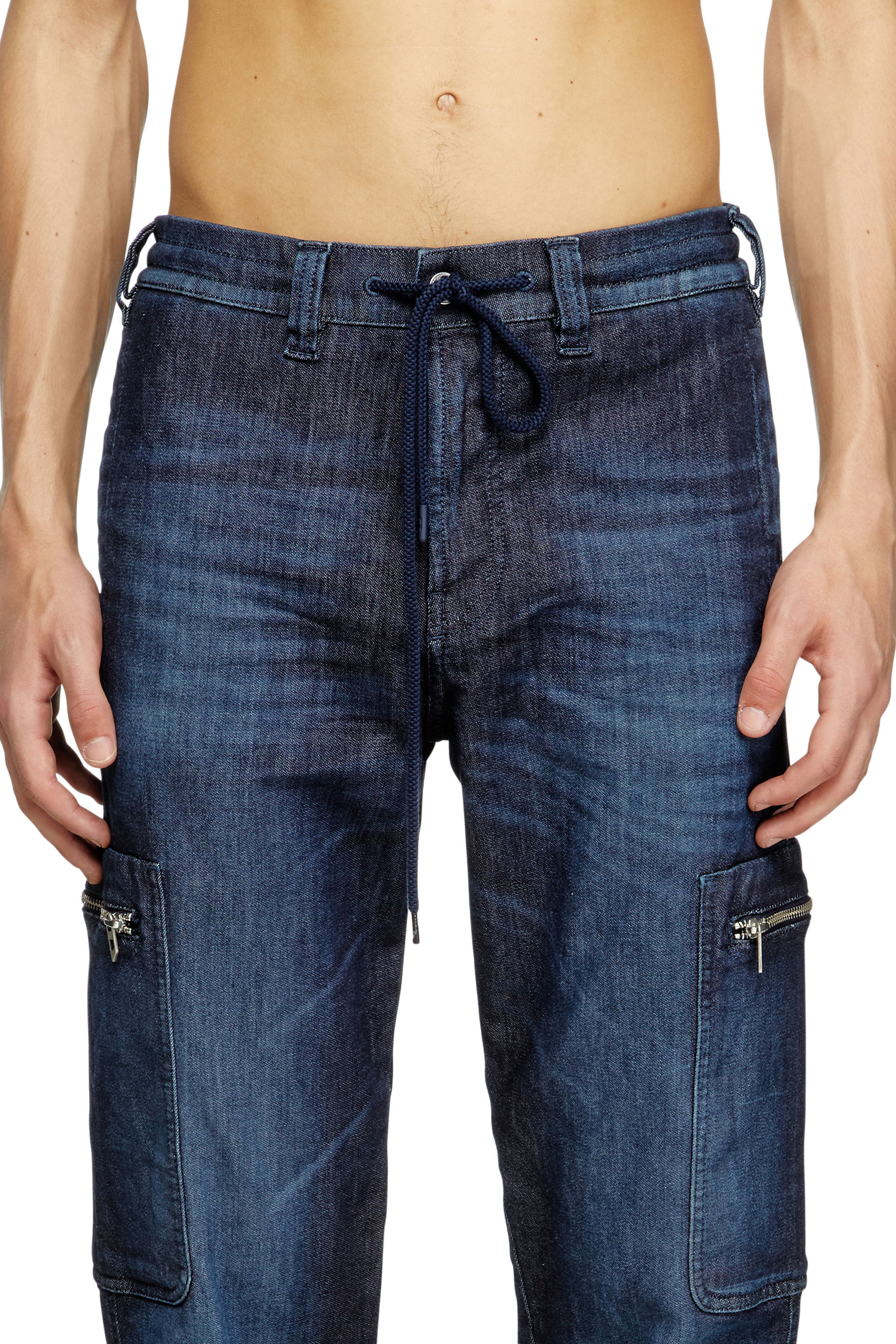Diesel - Slim D-Lab JoggJeans® 09L11 Mixte, Bleu Foncé - Image 4