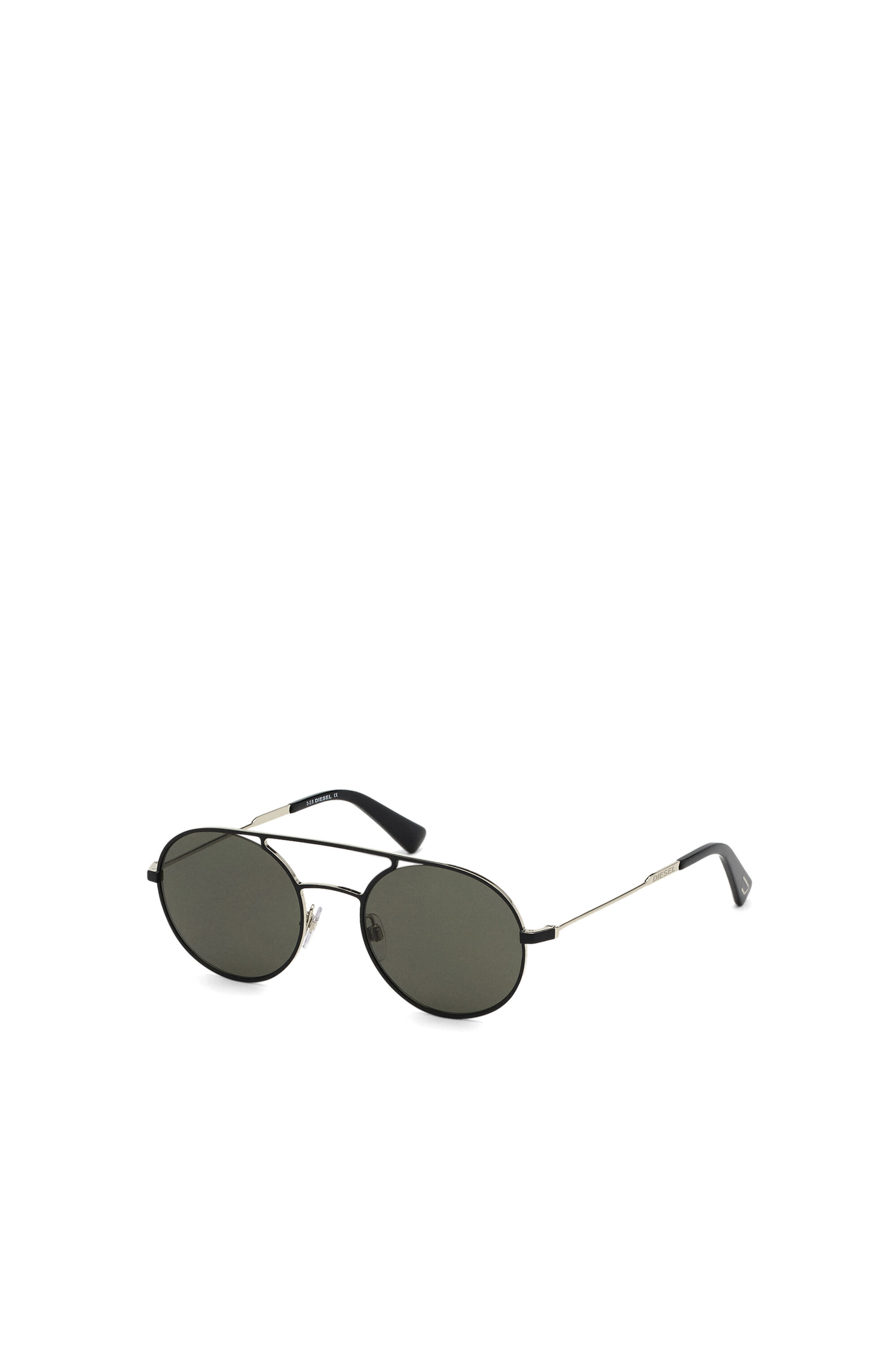 Diesel - DL0301, Lunettes de soleil en métal Mixte in Noir - 2