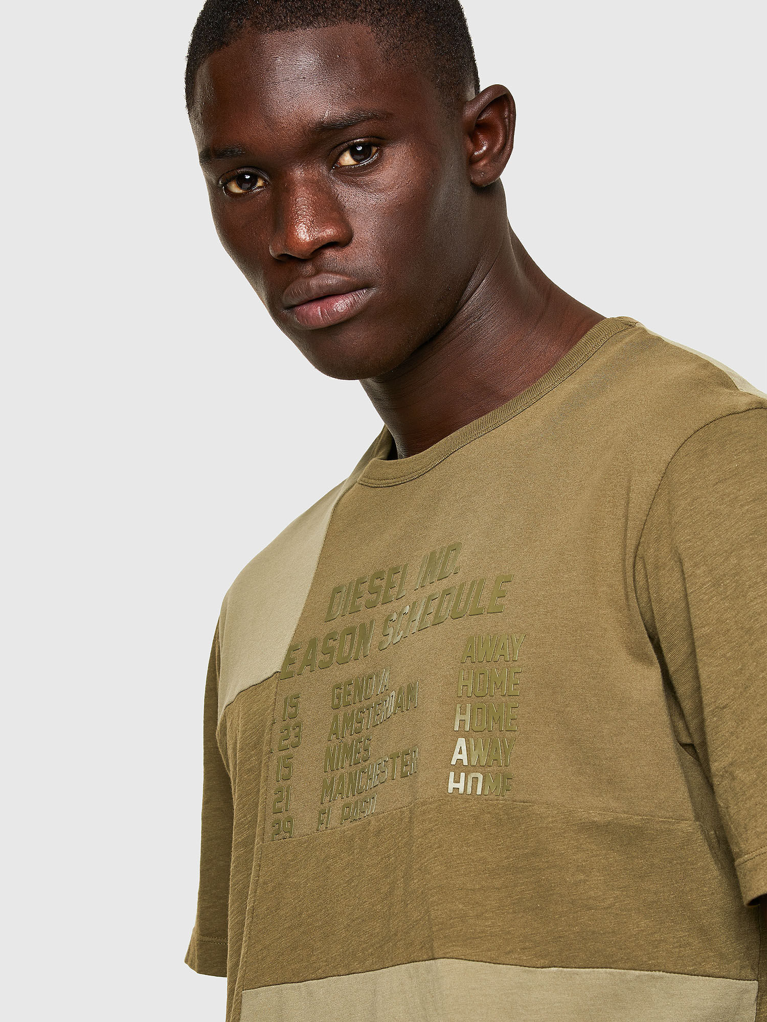 Diesel - T-ATCHWORK, Military Green - Image 3
