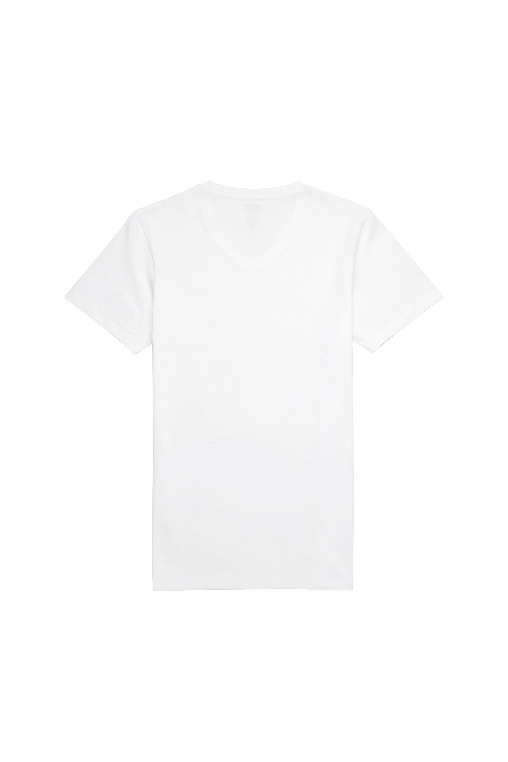 UMTEE MICHAEL TUBE T Man V neck T shirts with logo print Diesel
