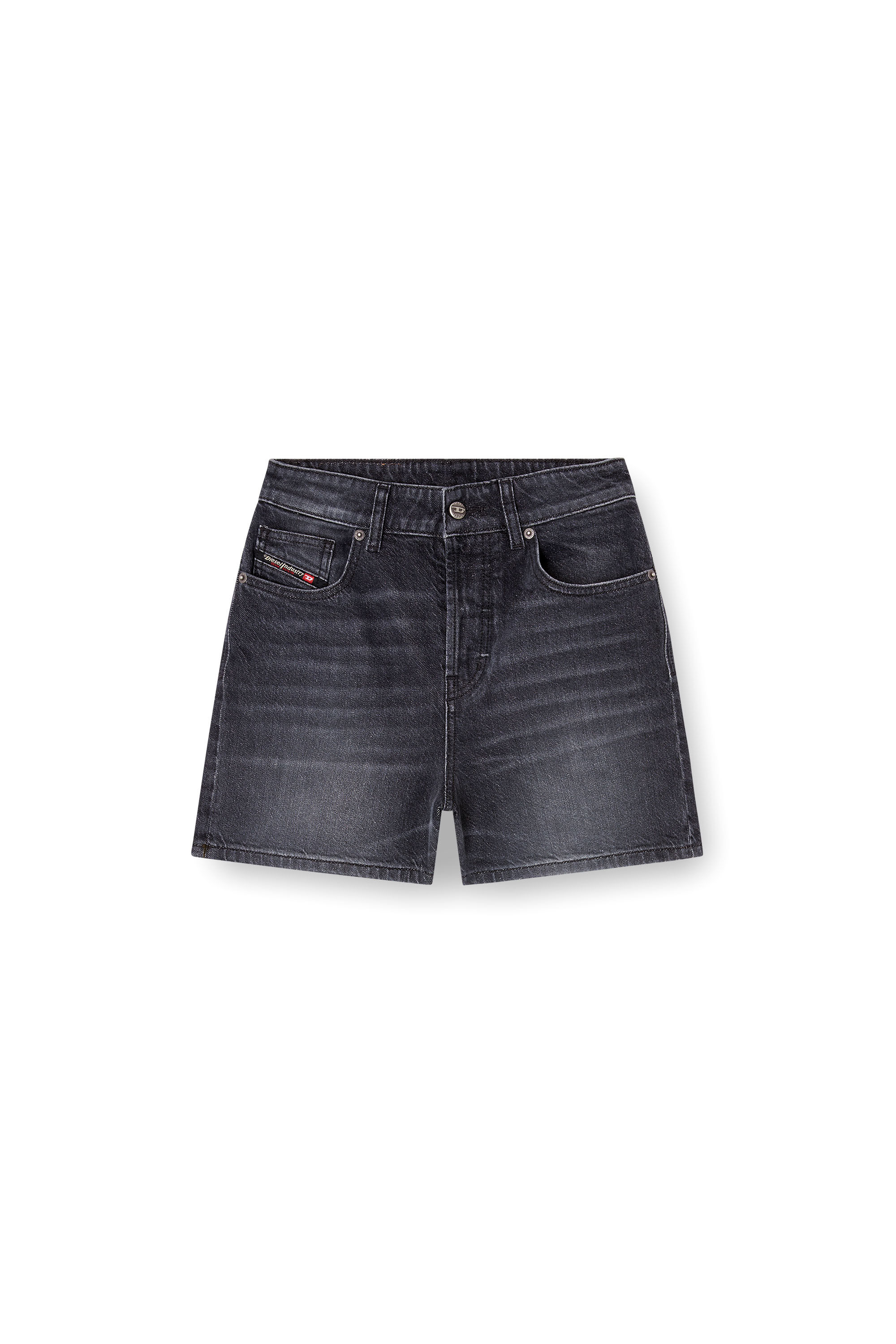 Diesel - DE-JIRO, Female's Denim shorts in Black - 2