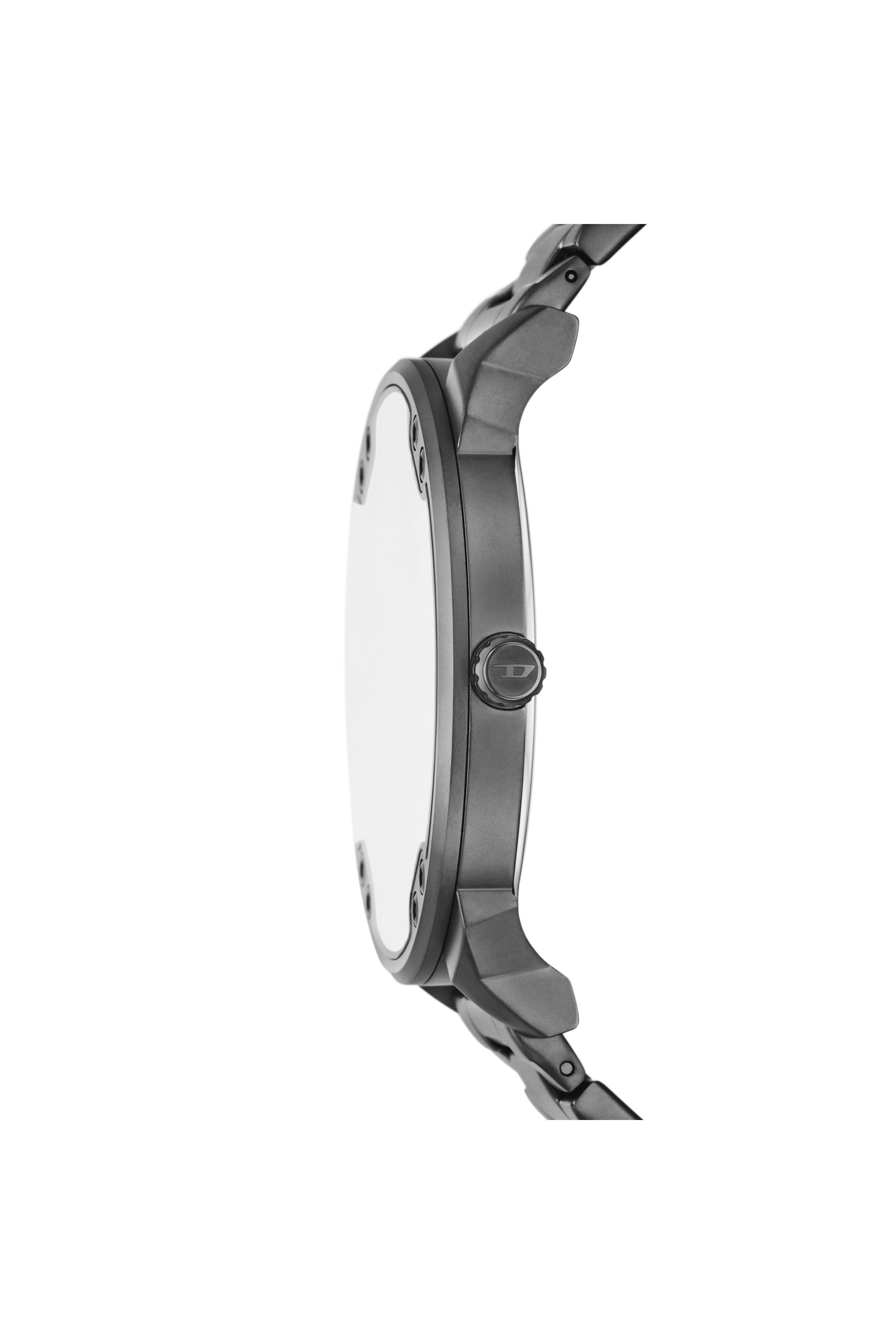 Diesel - DZ7487, Male's Diesel Mr. Daddy Slim Multi Movement Gray Stainless Steel Watch in Dark Grey - 4