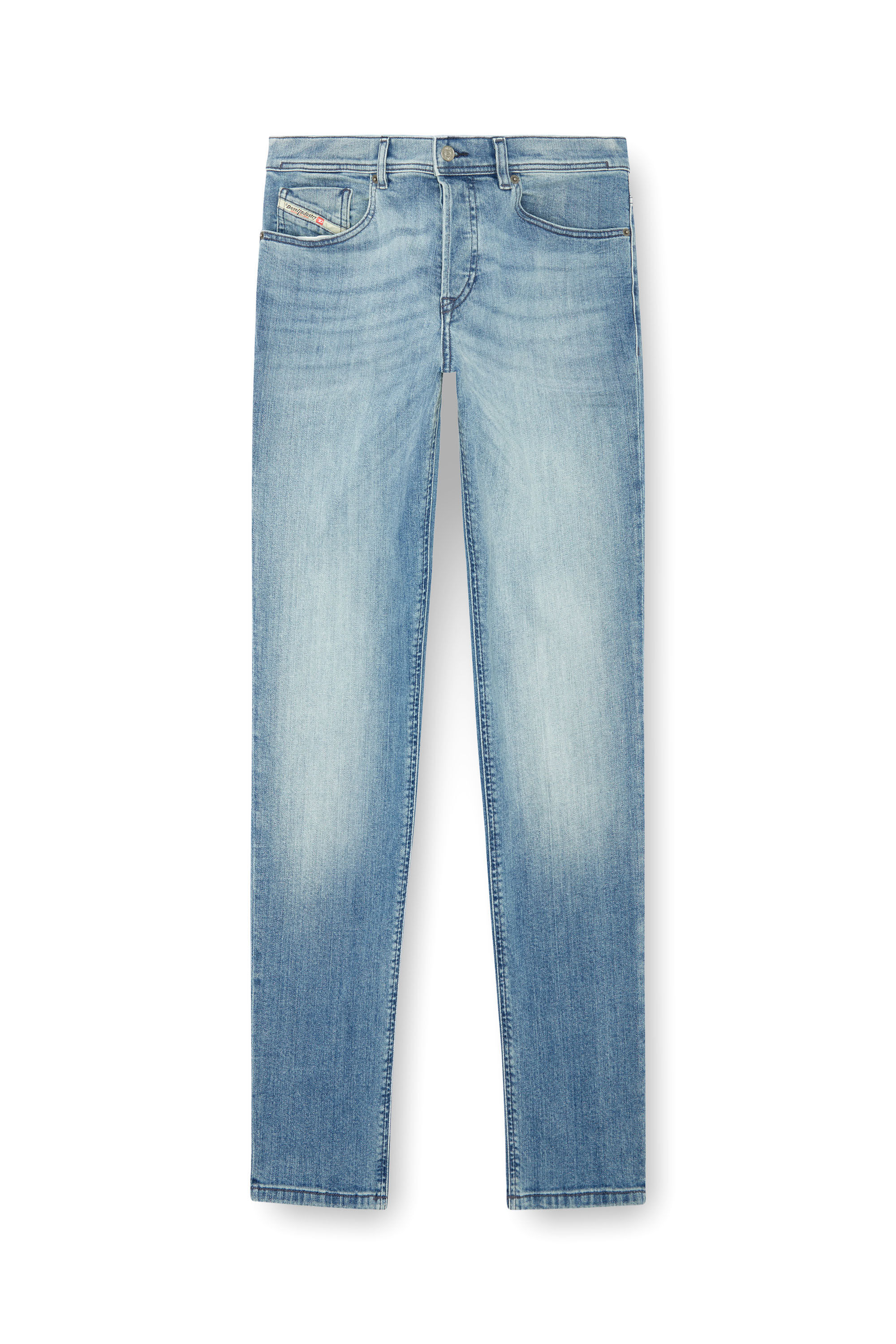 Diesel - Tapered Jeans 2023 D-Finitive 0GRDI Homme, Bleu Clair - Image 2