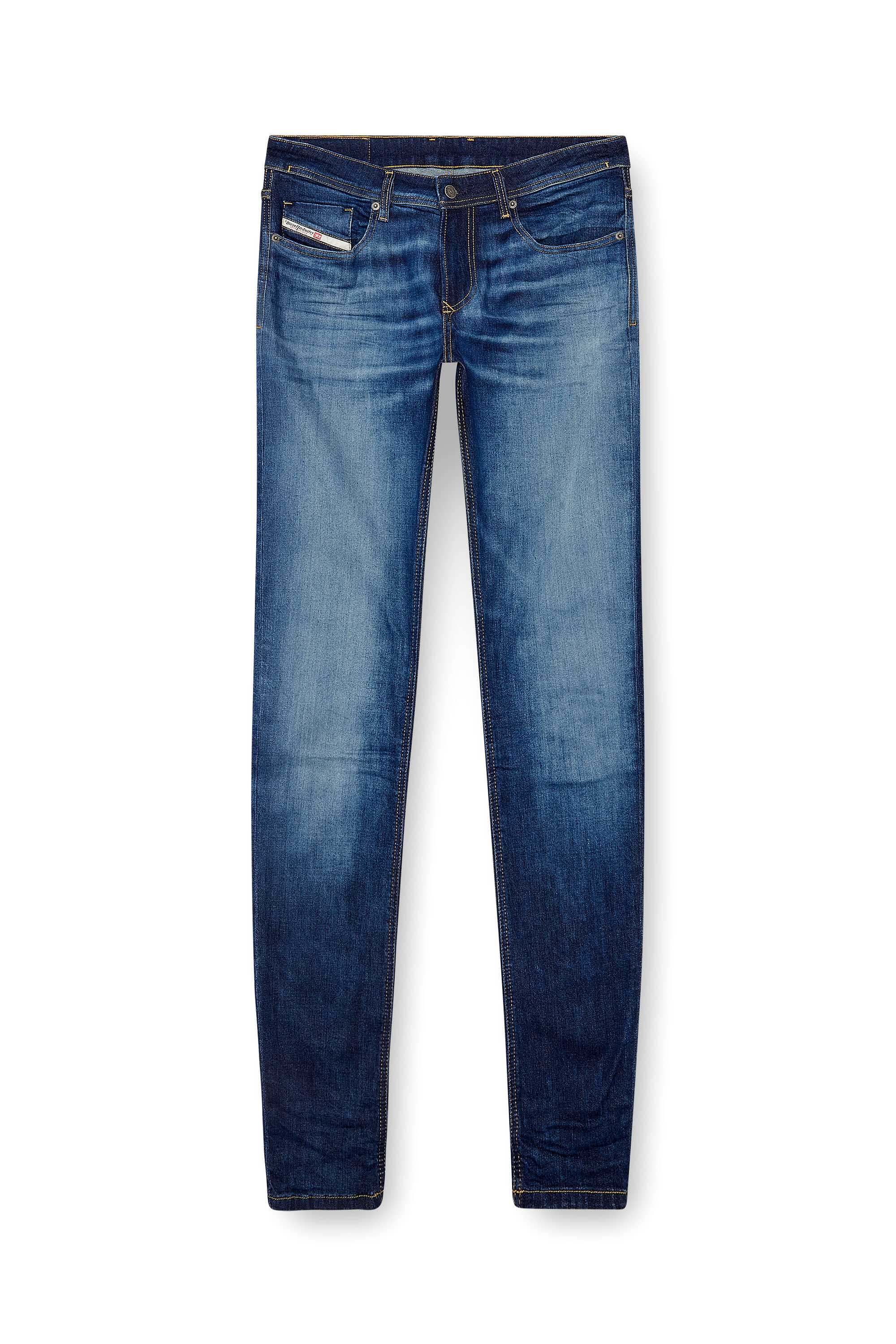 Diesel - Skinny Jeans 1979 Sleenker 0PFAV Homme, Bleu Foncé - Image 2