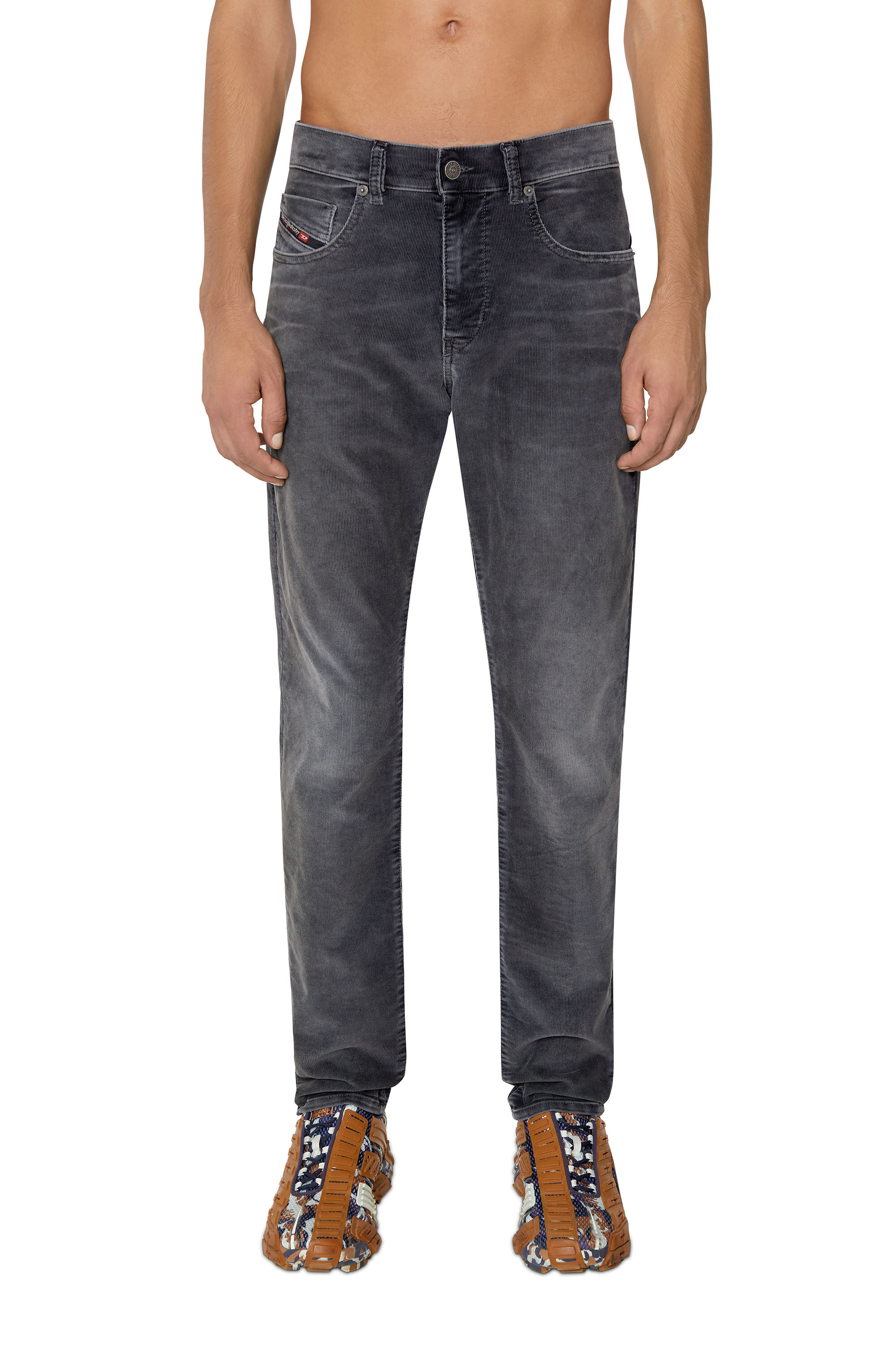 Diesel - Slim Jeans 2019 D-Strukt 069XQ, Black/Dark Grey - Image 3