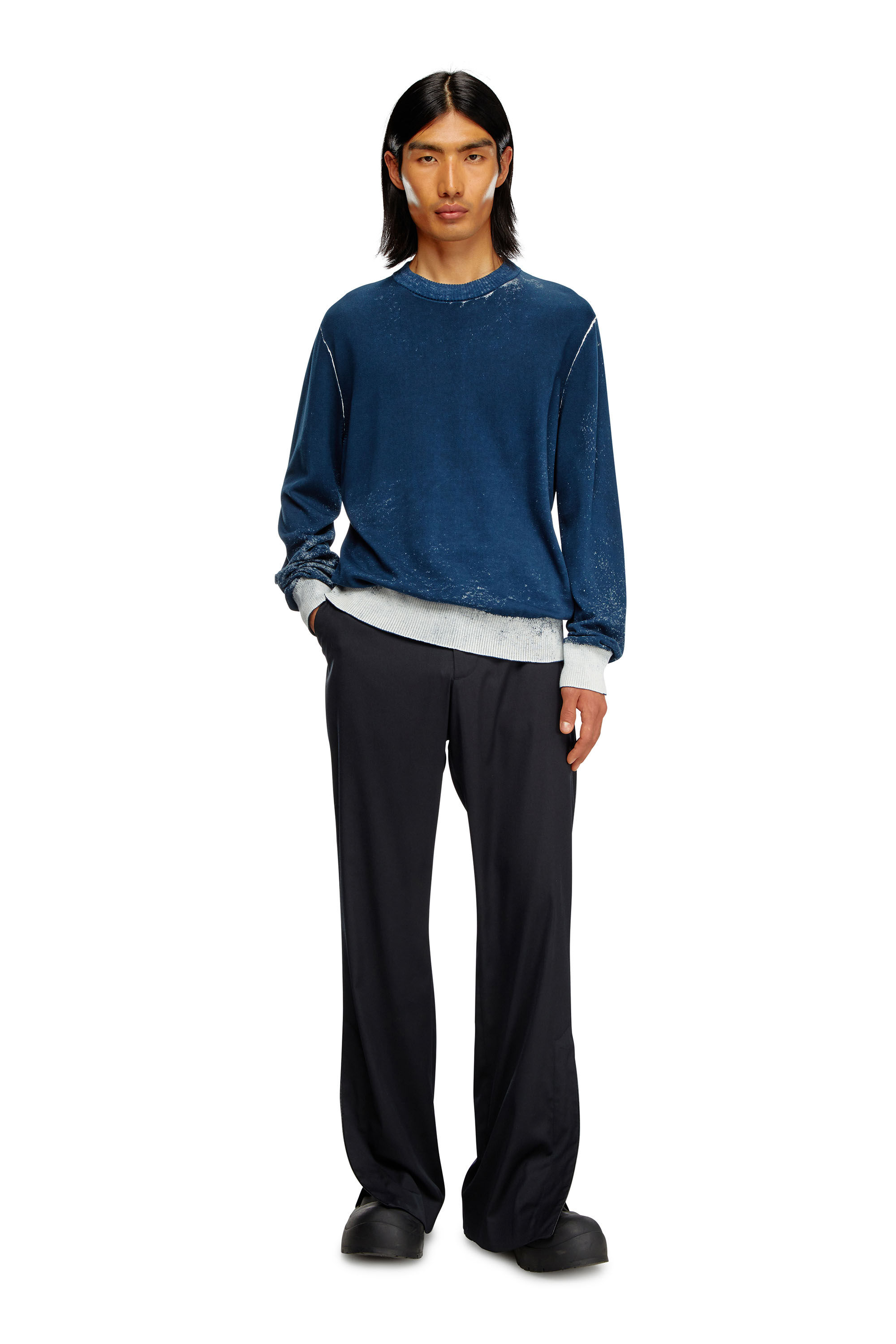 Black cotton jumper sale