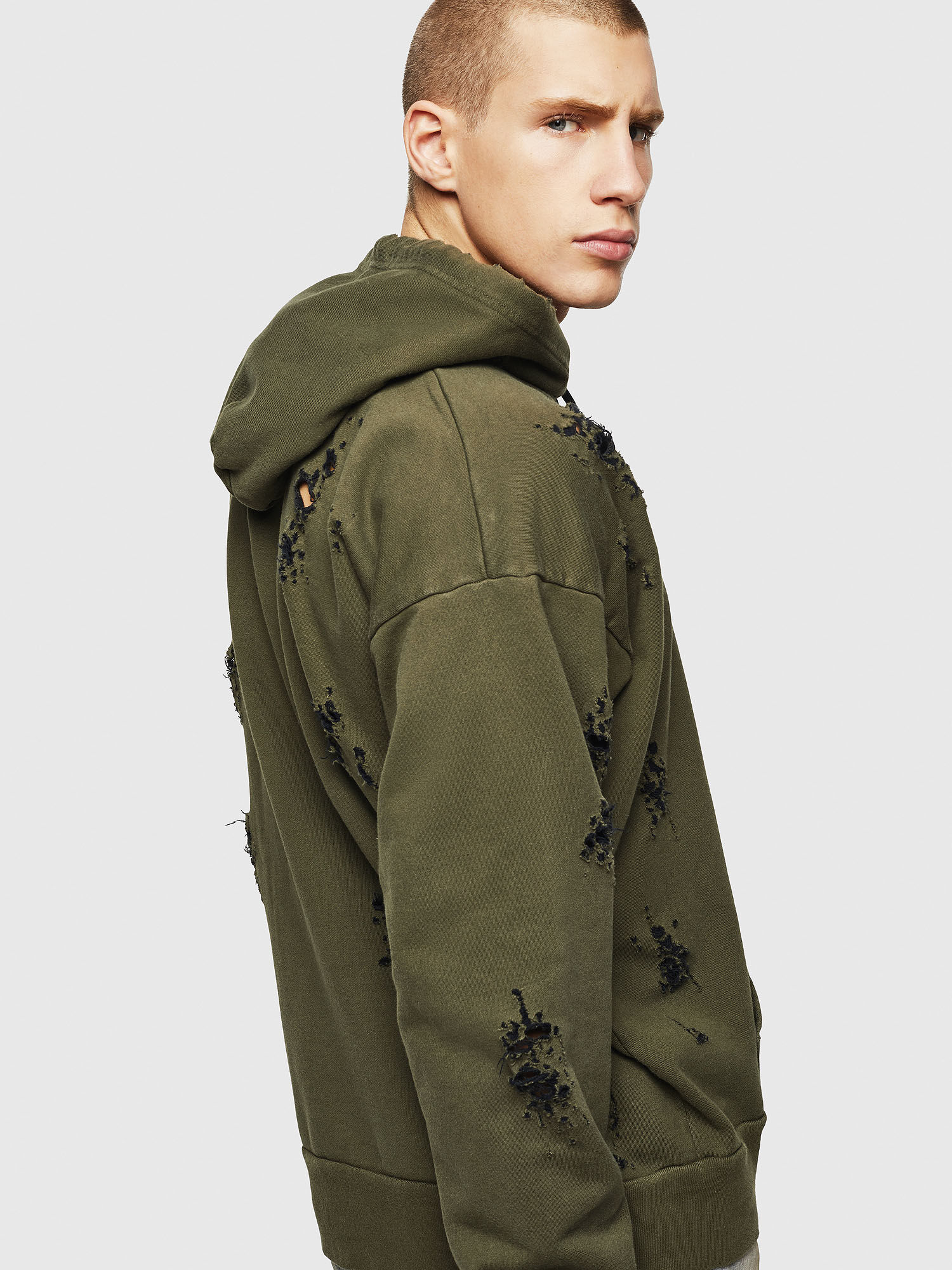 Diesel hoodie green sale