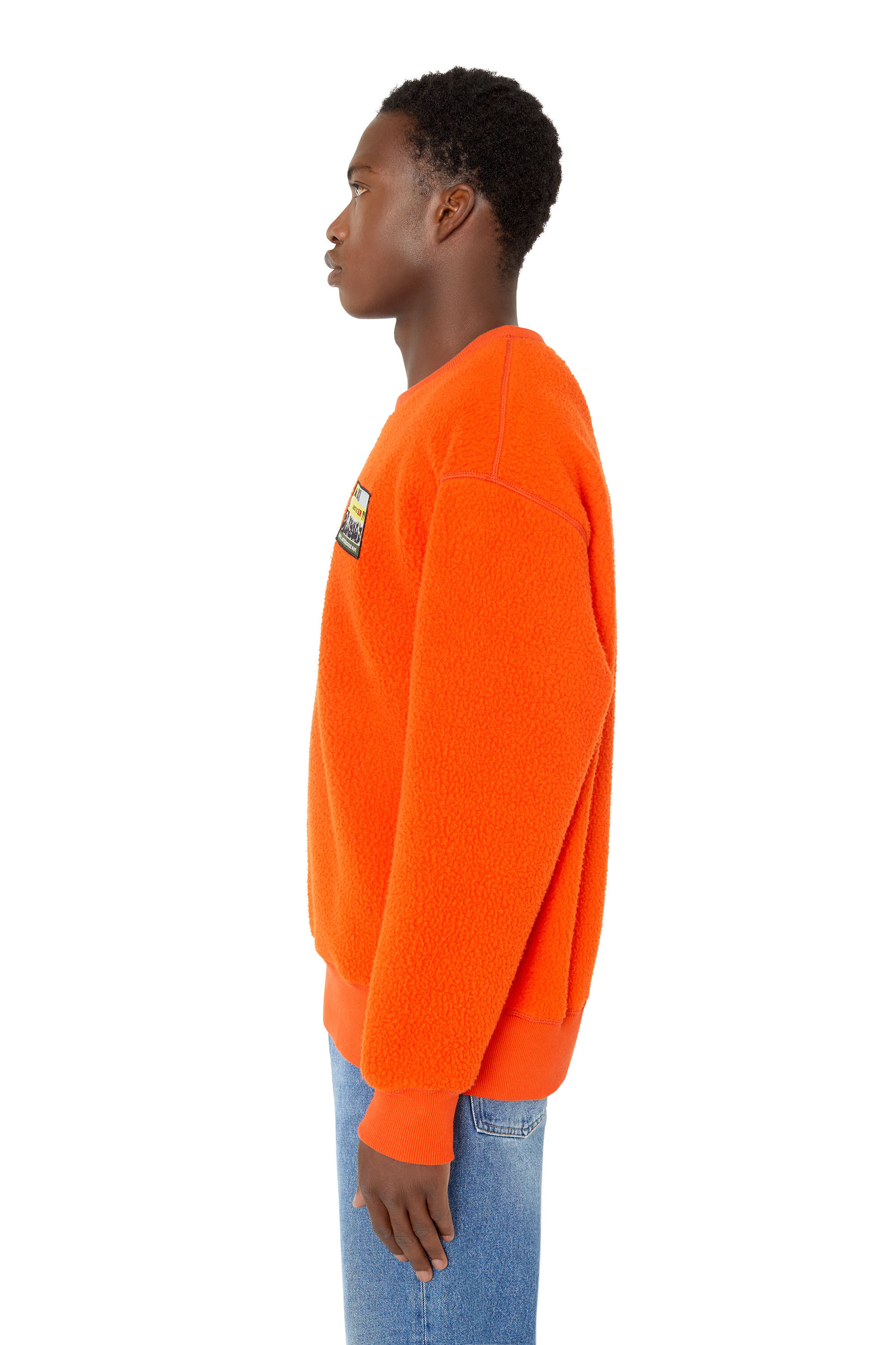 Diesel sweatshirt sales orange