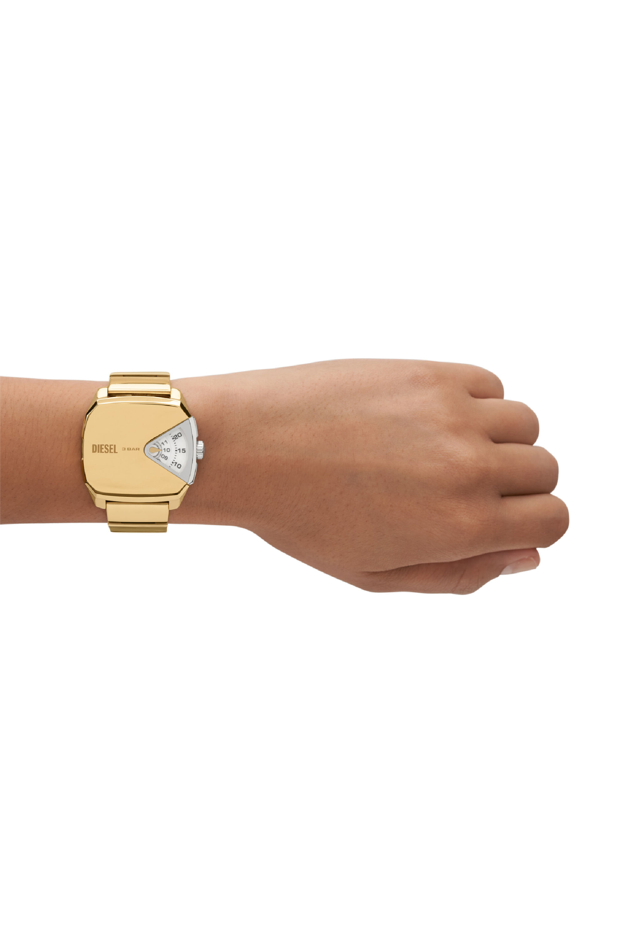 Diesel 3 bar gold top watch