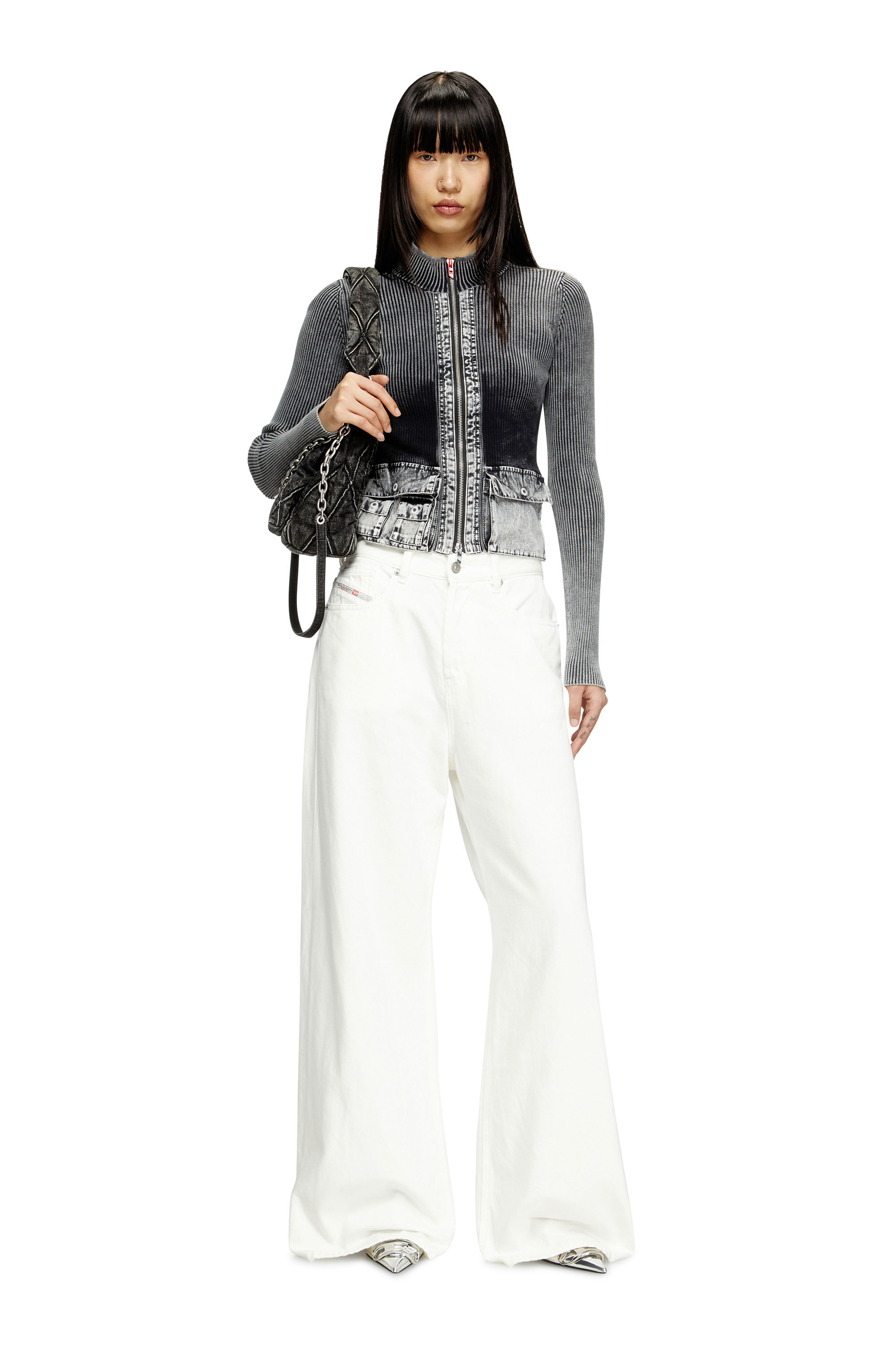 Diesel - Female's Relaxed Jeans 1996 D-Sire 09I41, White - 1