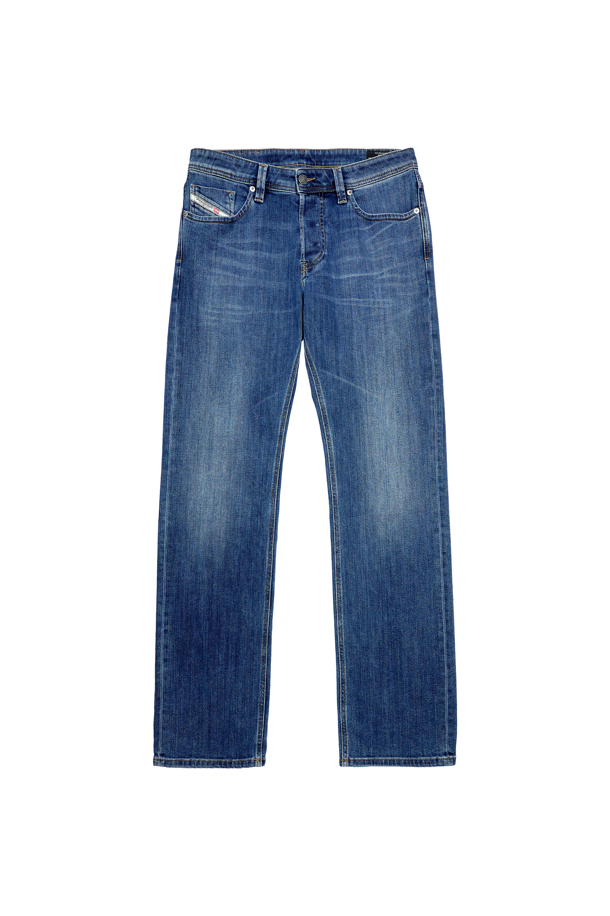 Diesel - Larkee 09A80 Straight Jeans, Medium Blue - Image 2