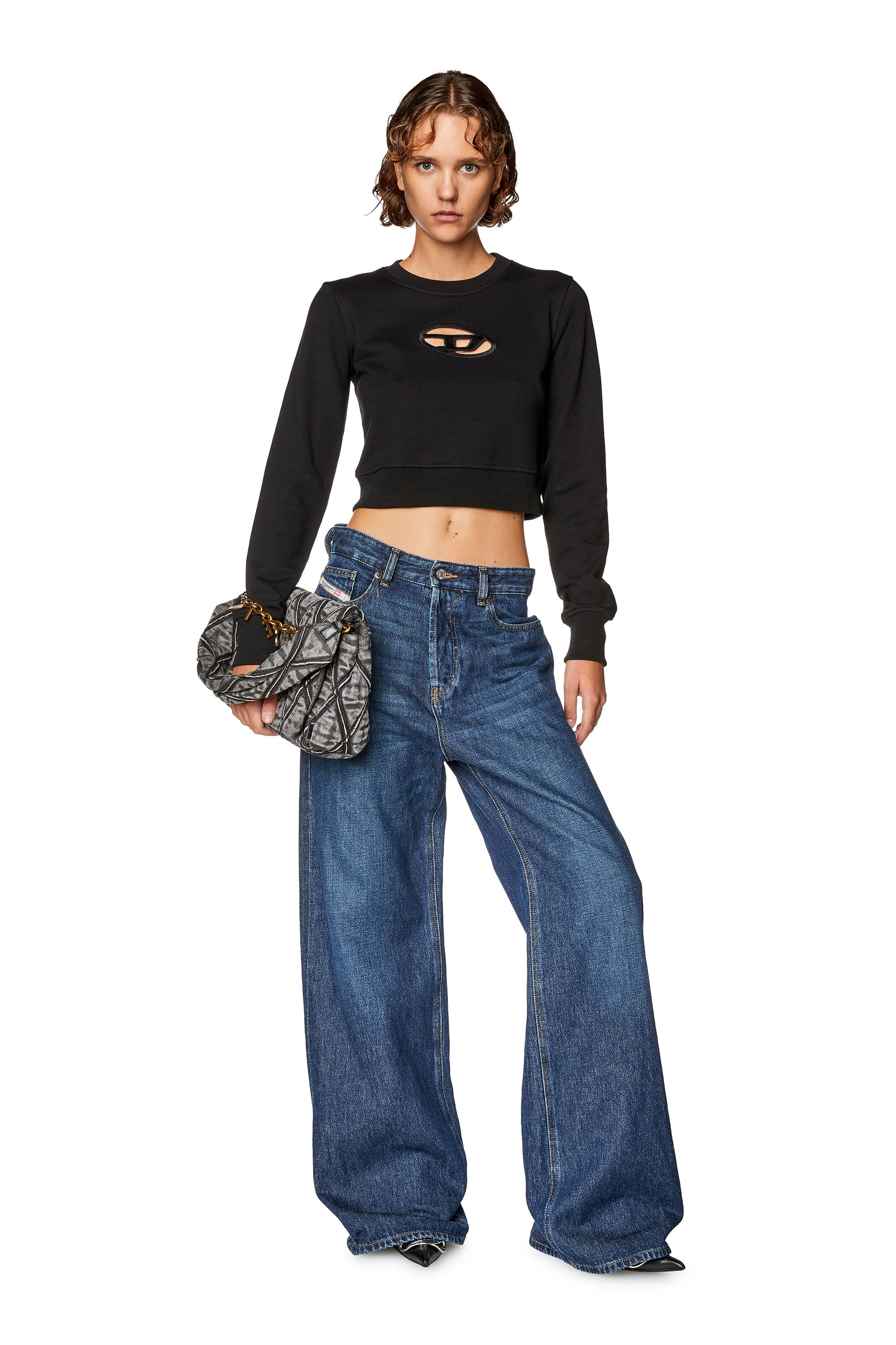 Diesel - Female's Relaxed Jeans 1996 D-Sire 09C03, Dark Blue - 1