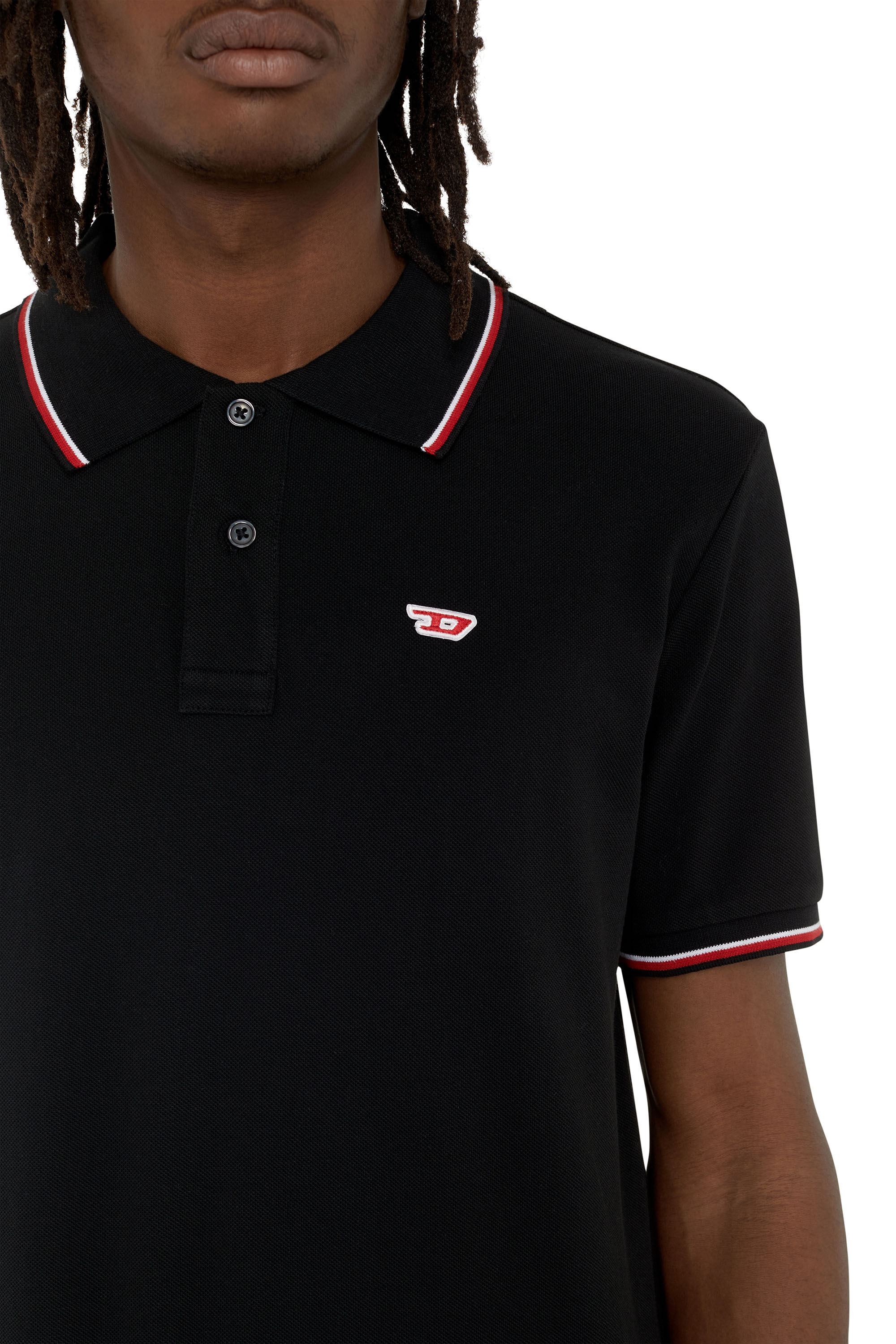 T-SMITH-D Man: Responsible polo shirt with D logo | Diesel