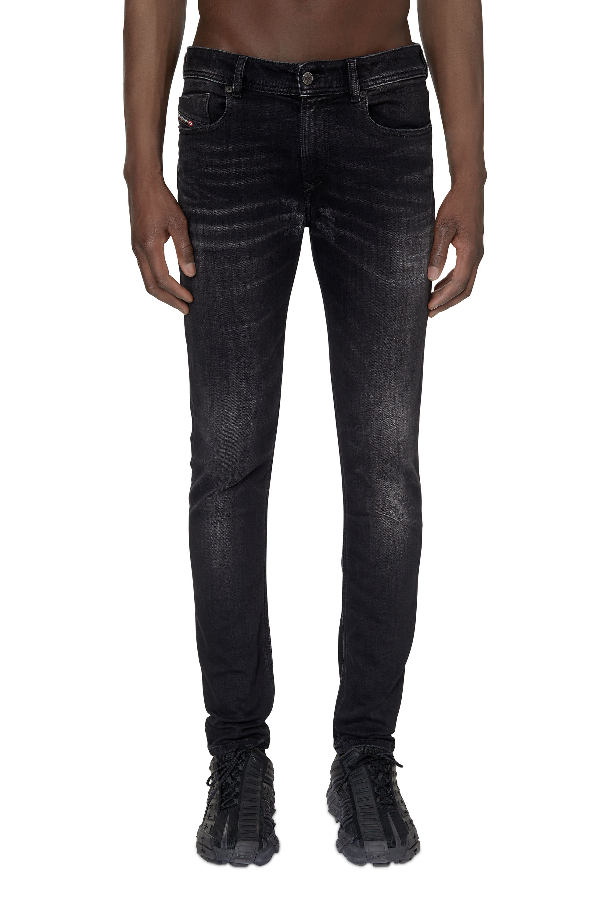 1979 SLEENKER Man Skinny Black Dark grey Jeans Diesel