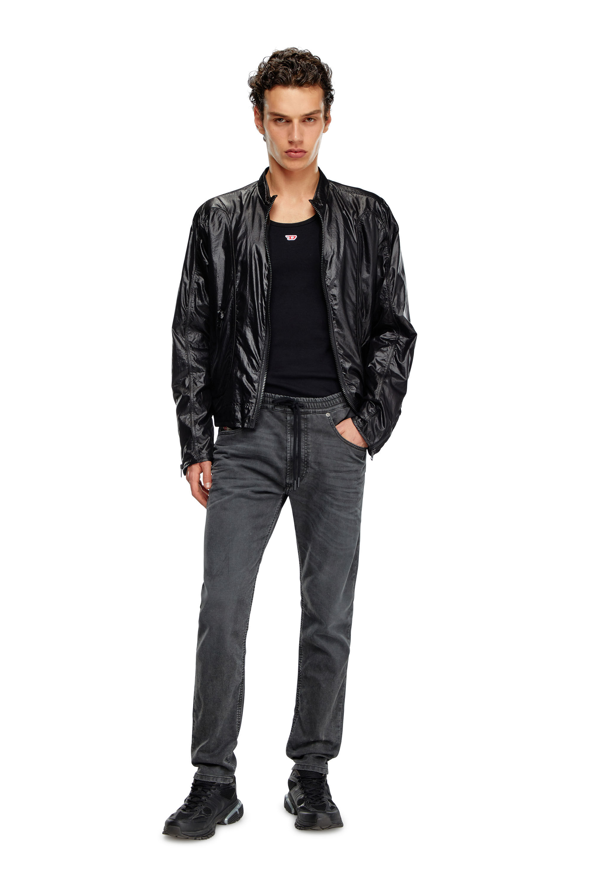 Diesel - Male's Regular 2030 D-Krooley Joggjeans® 09J75, Black/Dark Grey - 1