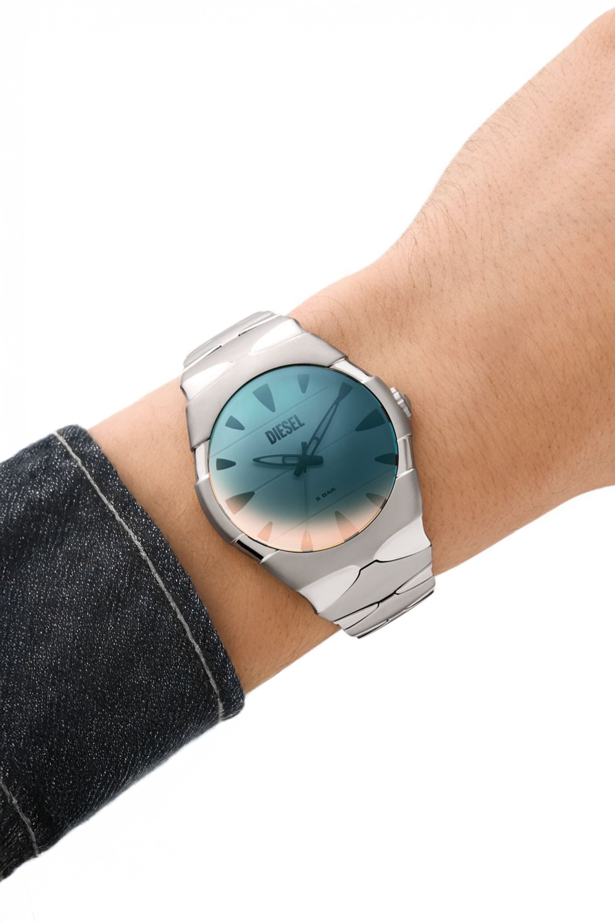 Diesel - DZ2212, Male's D-Sruptor Stainless Steel Watch in Silver - 4