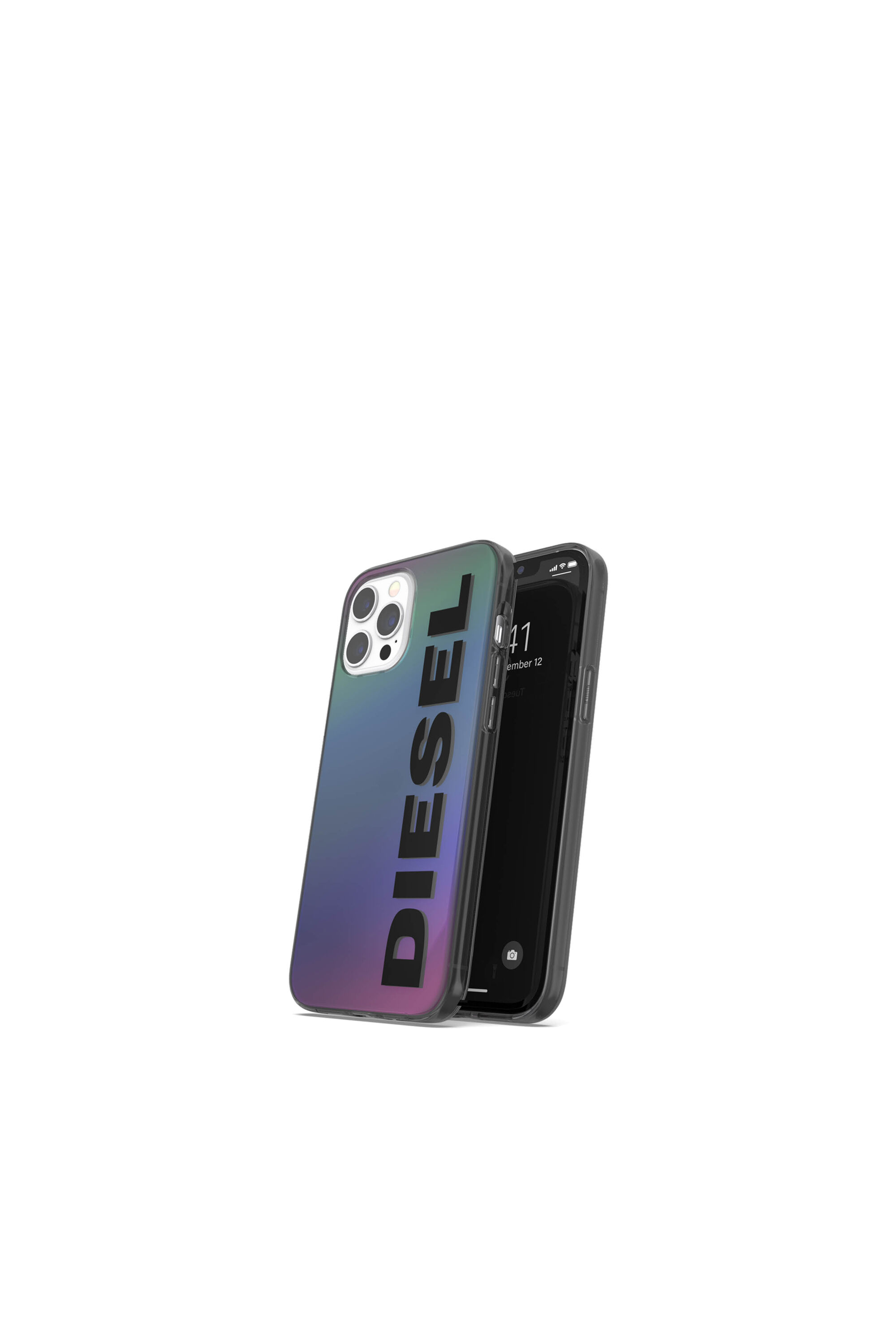 Diesel - 42574 STANDARD CASE, Cette holographique en TPU pur iPhone 12 Pro Max Mixte in Polychrome - 3