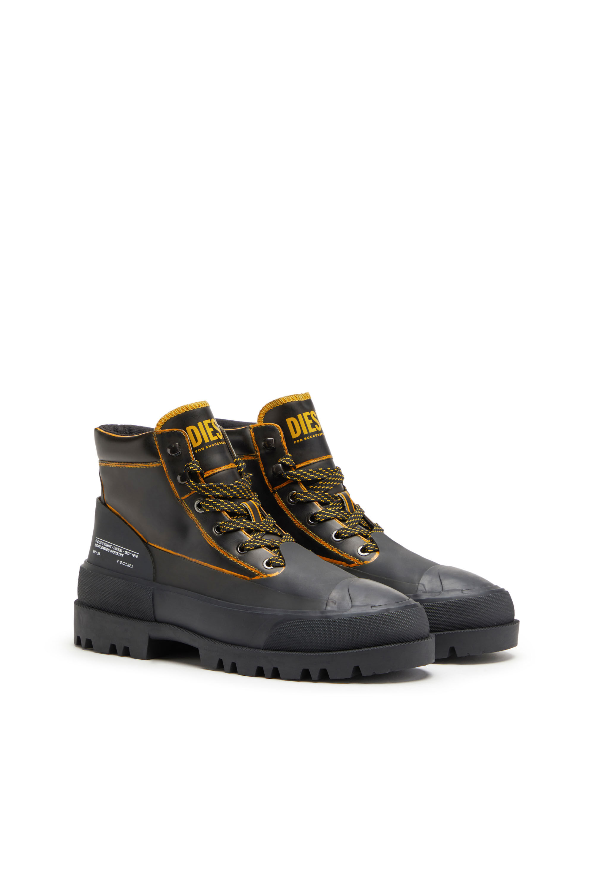 Diesel leather boots online