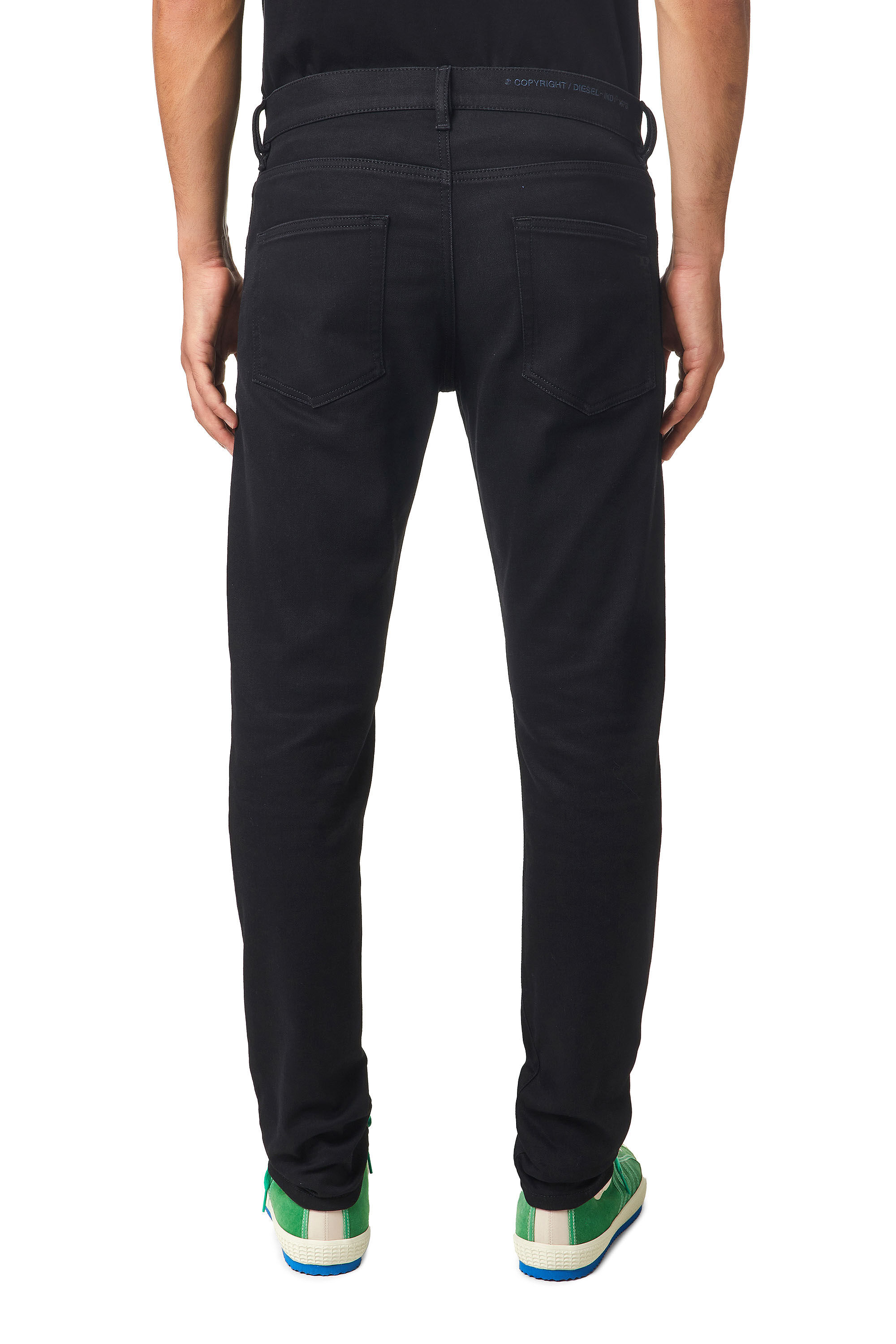 Diesel - D-Strukt JoggJeans® Z9A29 Slim, Black/Dark Grey - Image 4
