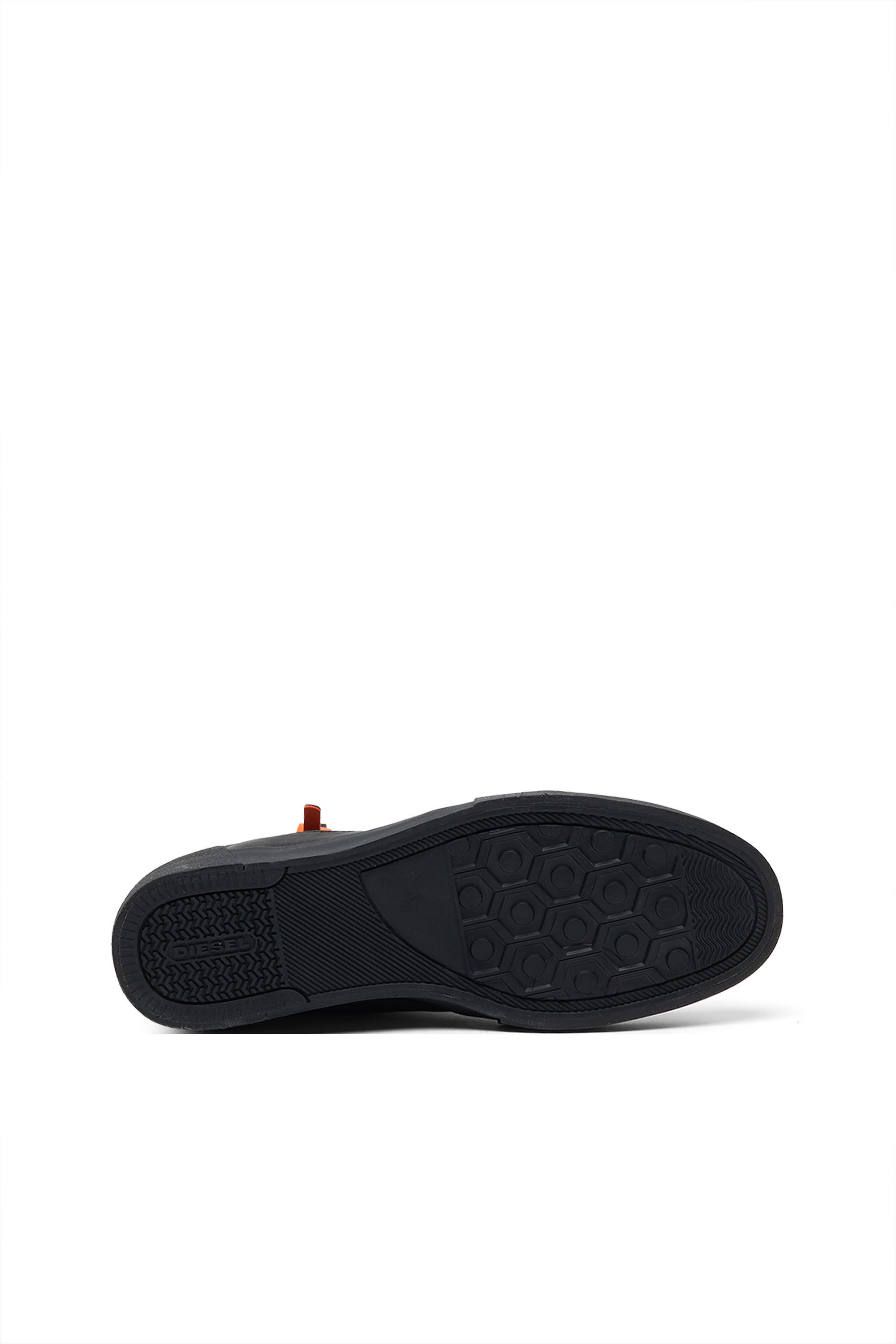 Diesel - S-DVELOWS, S-Dvelows-Sneakers montantes à panneaux en cuir suédé Homme in Noir - 5
