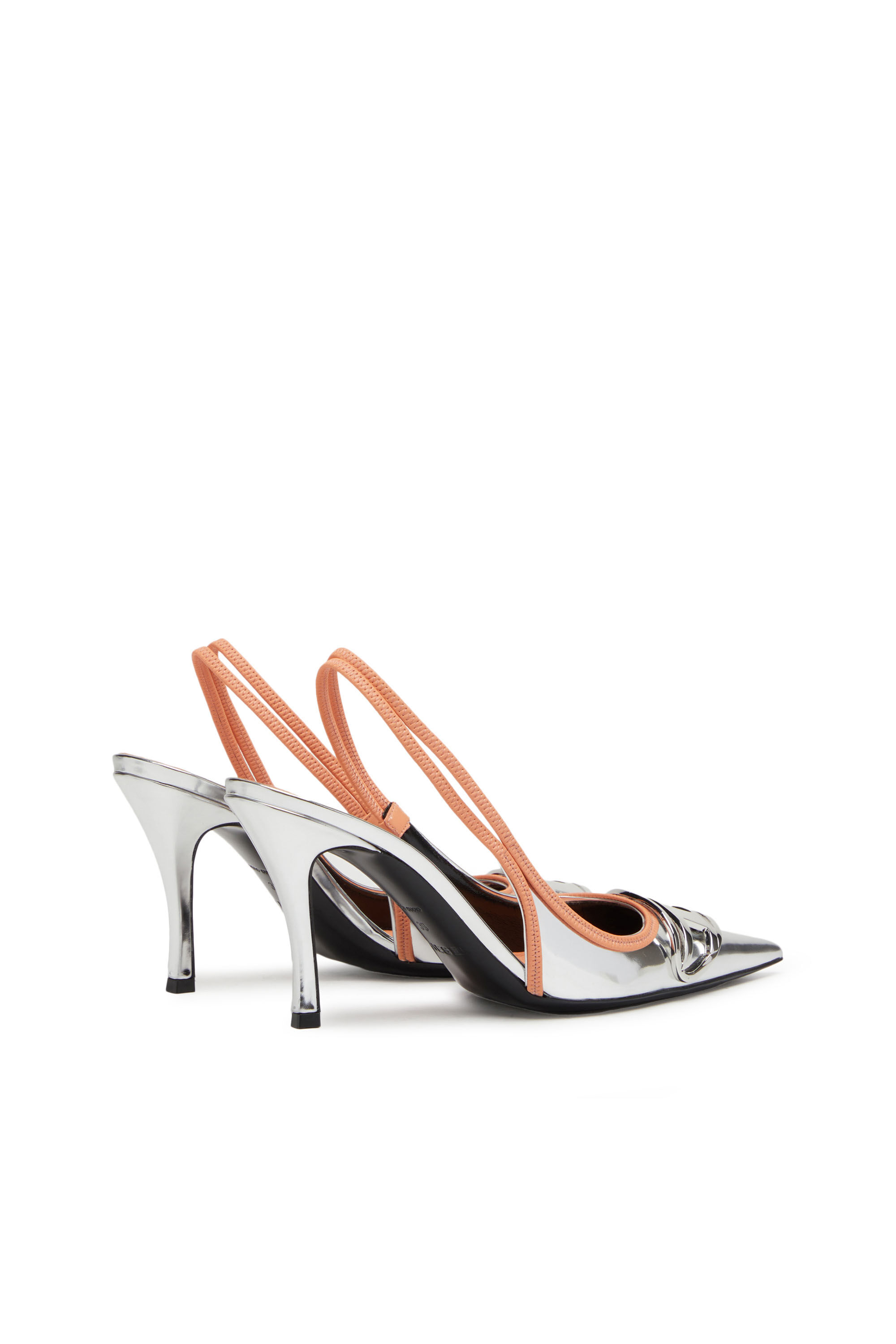 D-VENUS SB Woman: Slingback pumps in metallic leather | Diesel