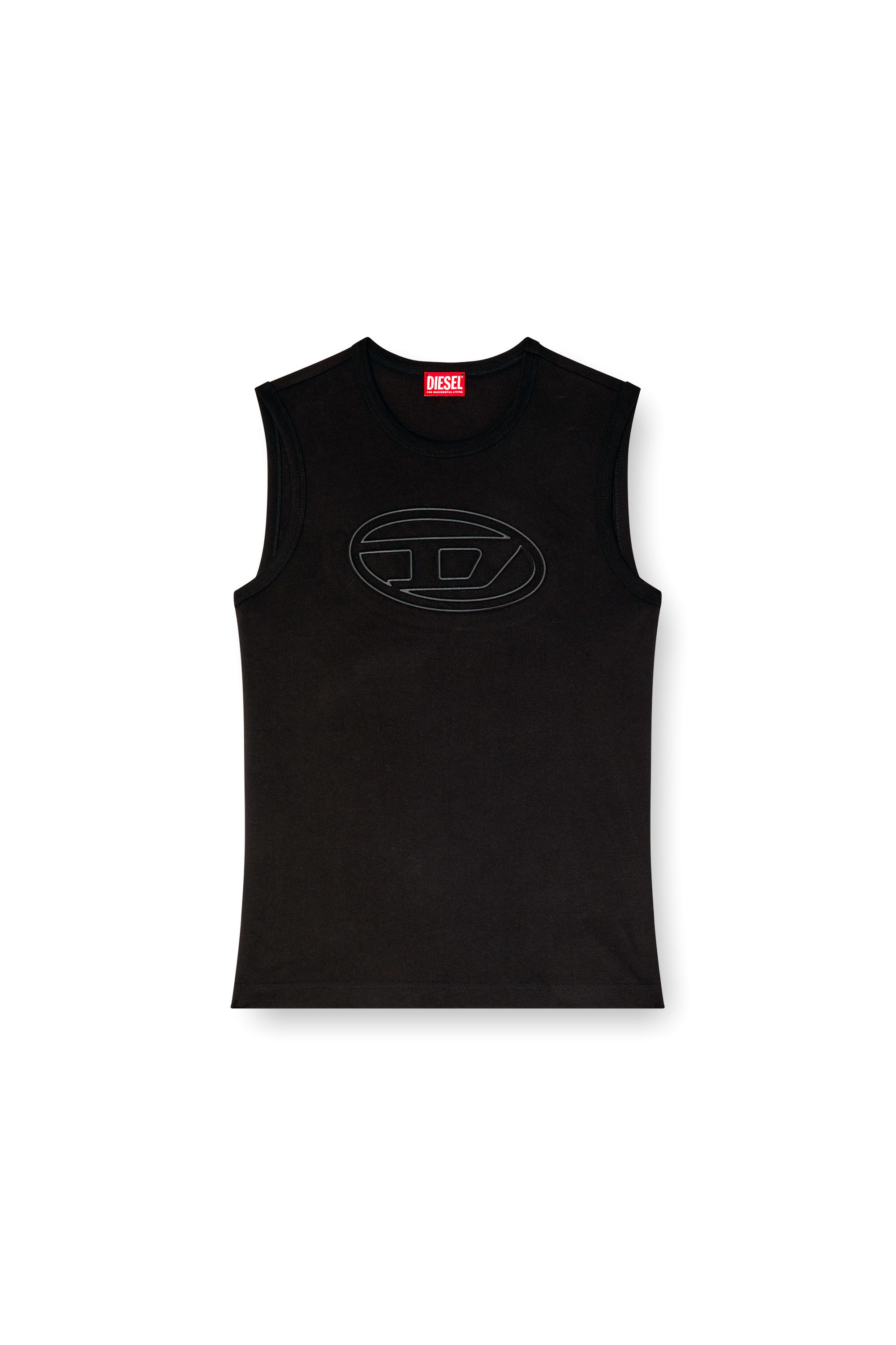 Diesel - T-BISCO-BIGOVAL, Male's Sleeveless top in Black - 2