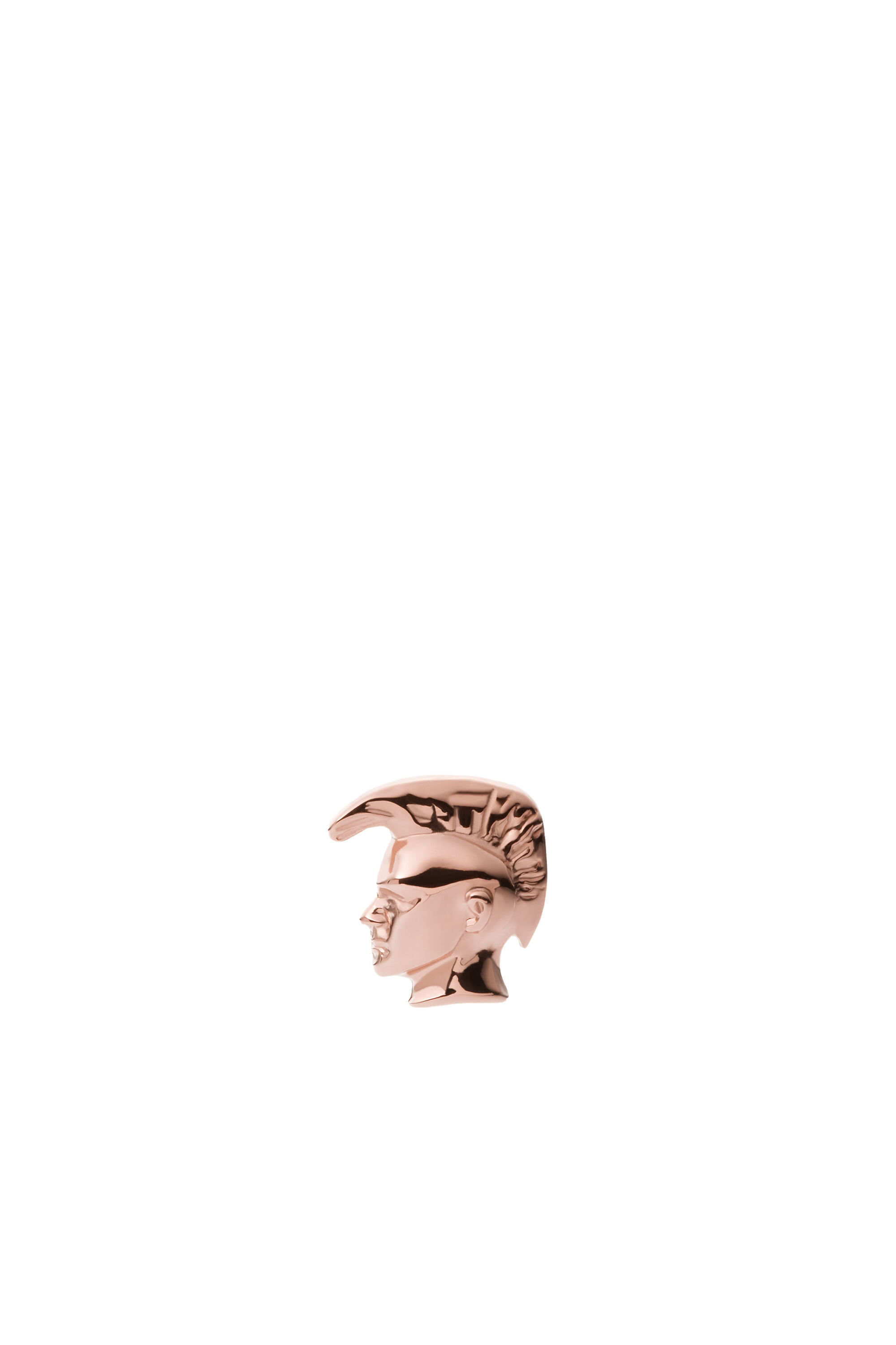 Diesel - DX1277, Male's "Only the brave" icon single stud earring in Pink - 2