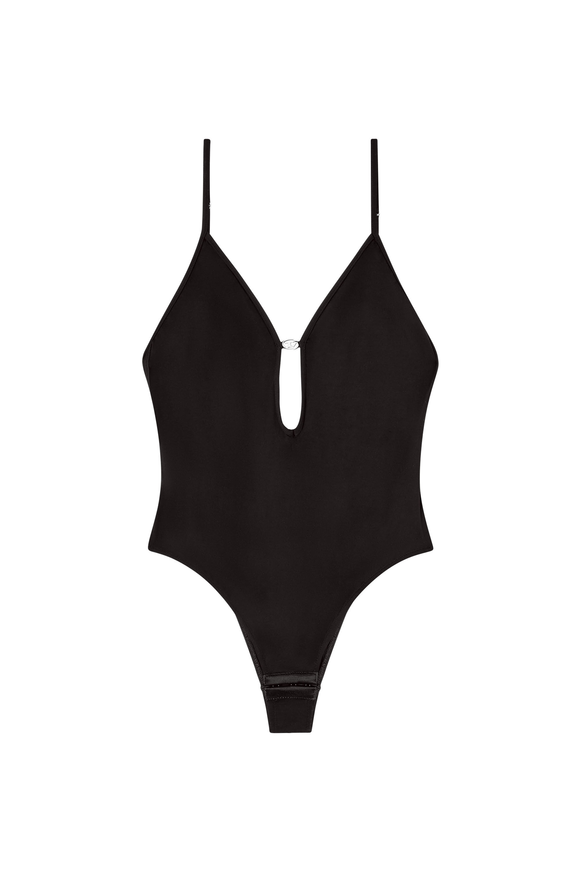 Diesel - UFBY-OVAL-D-BODYSUIT, Female's Oval D bodysuit in Black - 6