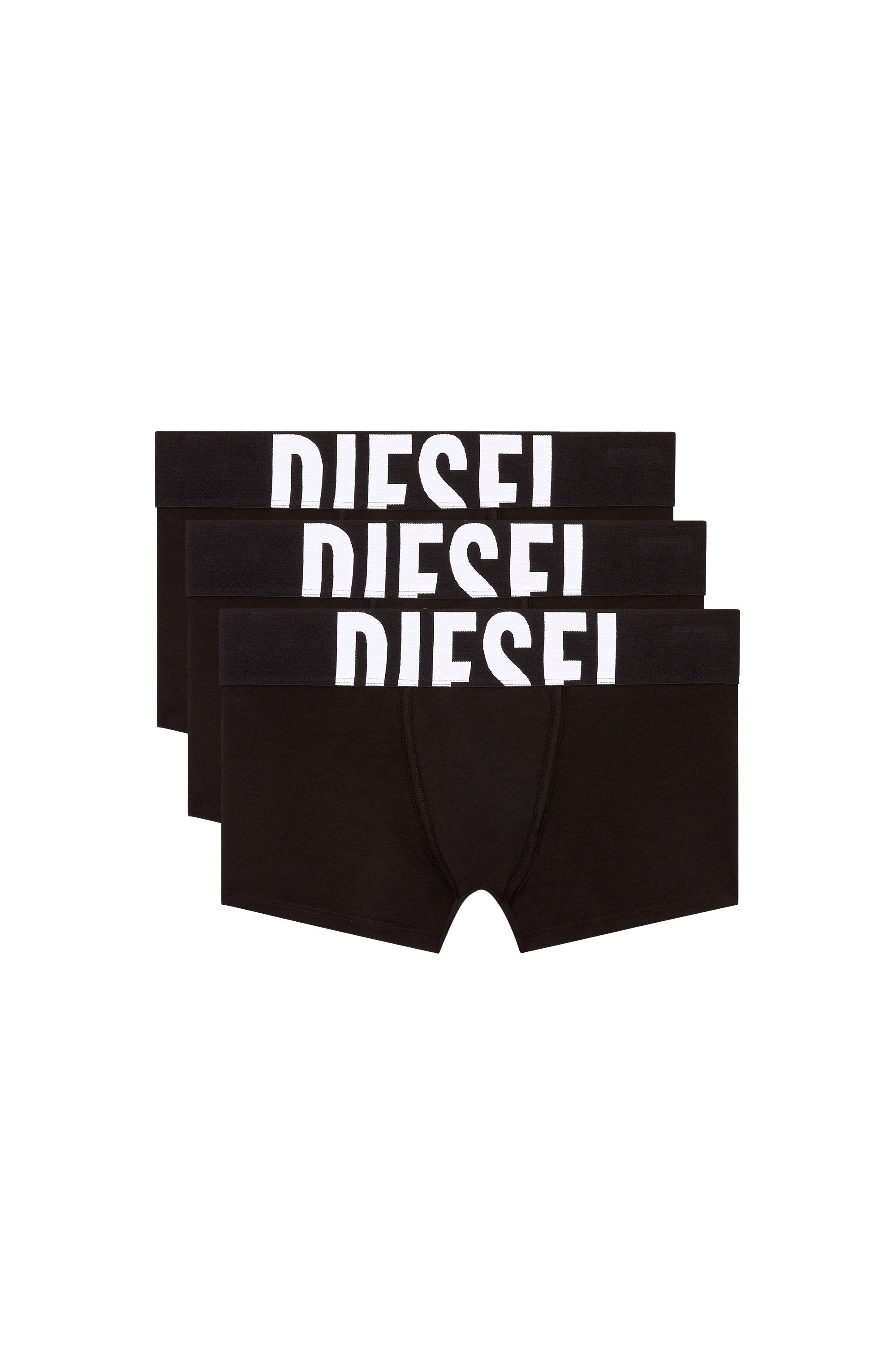 Diesel - UMBX-DAMIENTHREEPACK-5.5EL, Male's Three-pack boxer briefs in stretch cotton in Black - 4