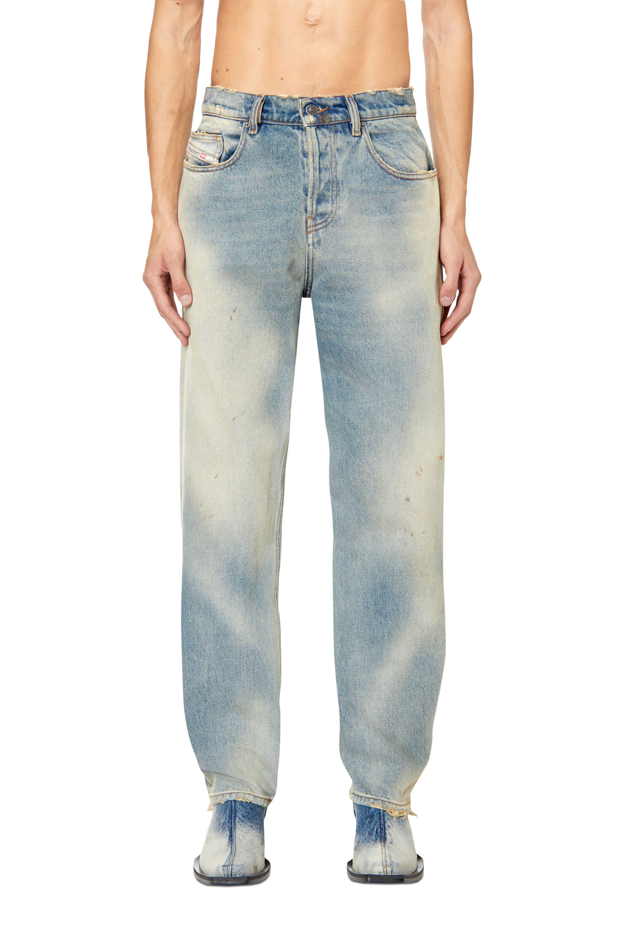 Diesel - Male's Straight Jeans 2020 D-Viker 0ENAV, Light Blue - 3