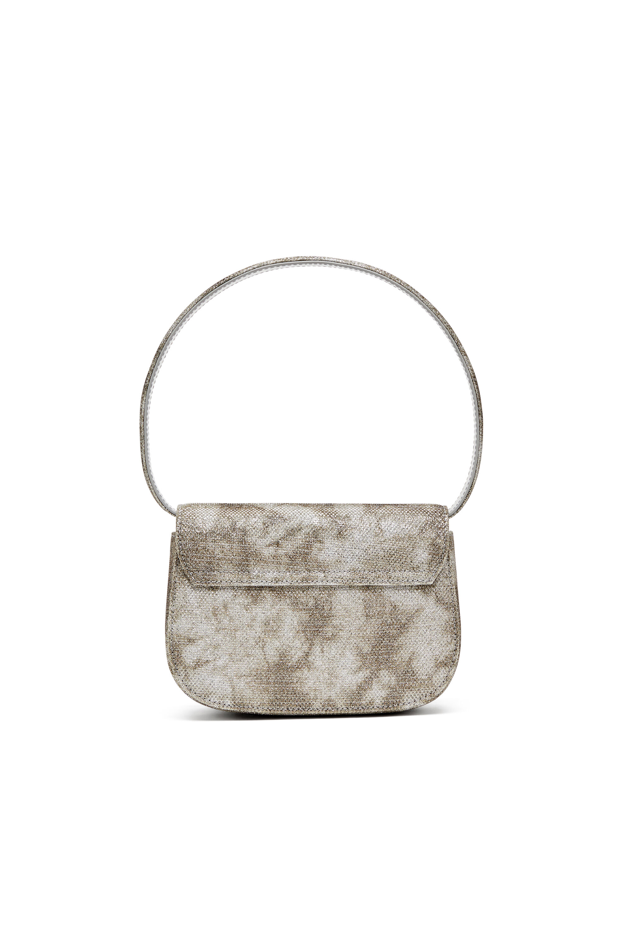 Diesel - 1DR, Female's 1DR-Iconic shoulder bag in shimmer fabric in Military Green - 3