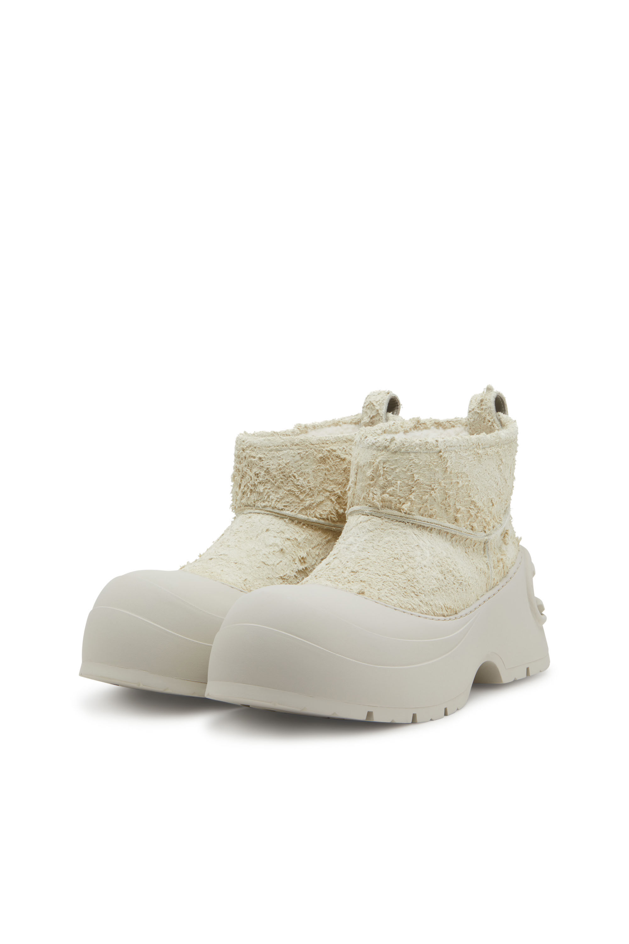 Diesel - D-DONALD MONTONE, Male's D-Donald-Chunky ankle boot with lug sole in White/Grey - 8