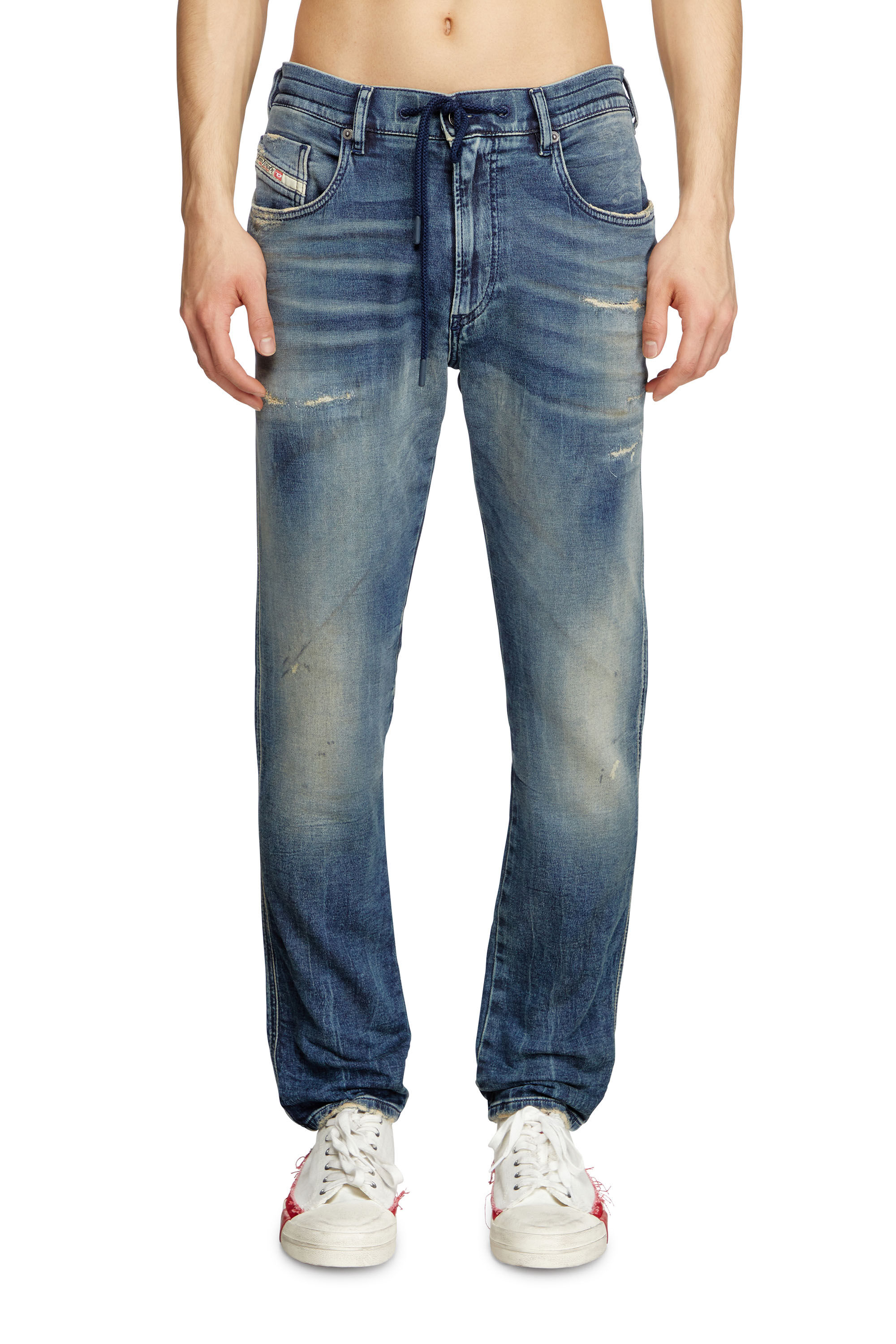 Diesel - Male's Slim 2060 D-Strukt Joggjeans® 068PN, Medium Blue - 3