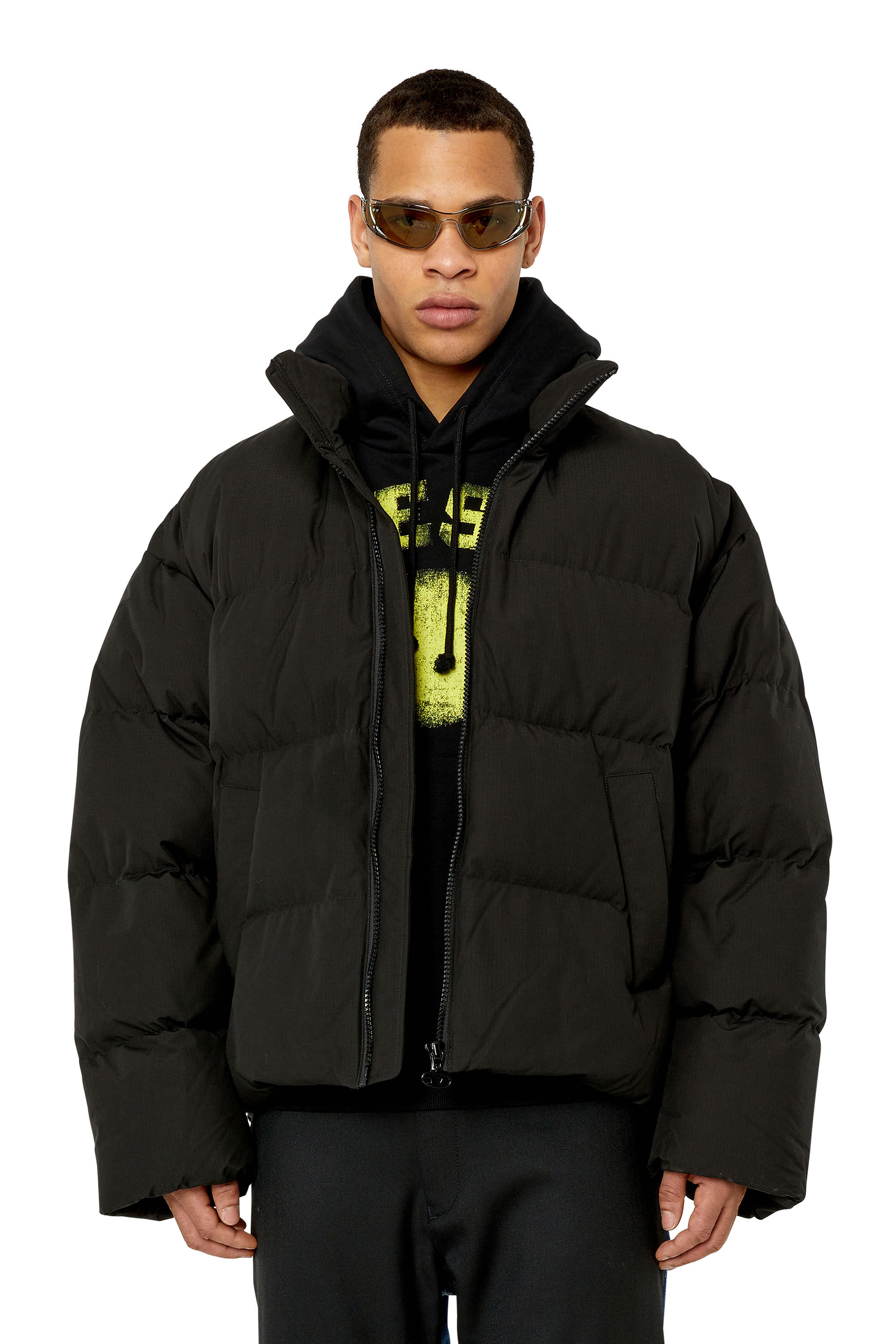 Diesel black hot sale jacket