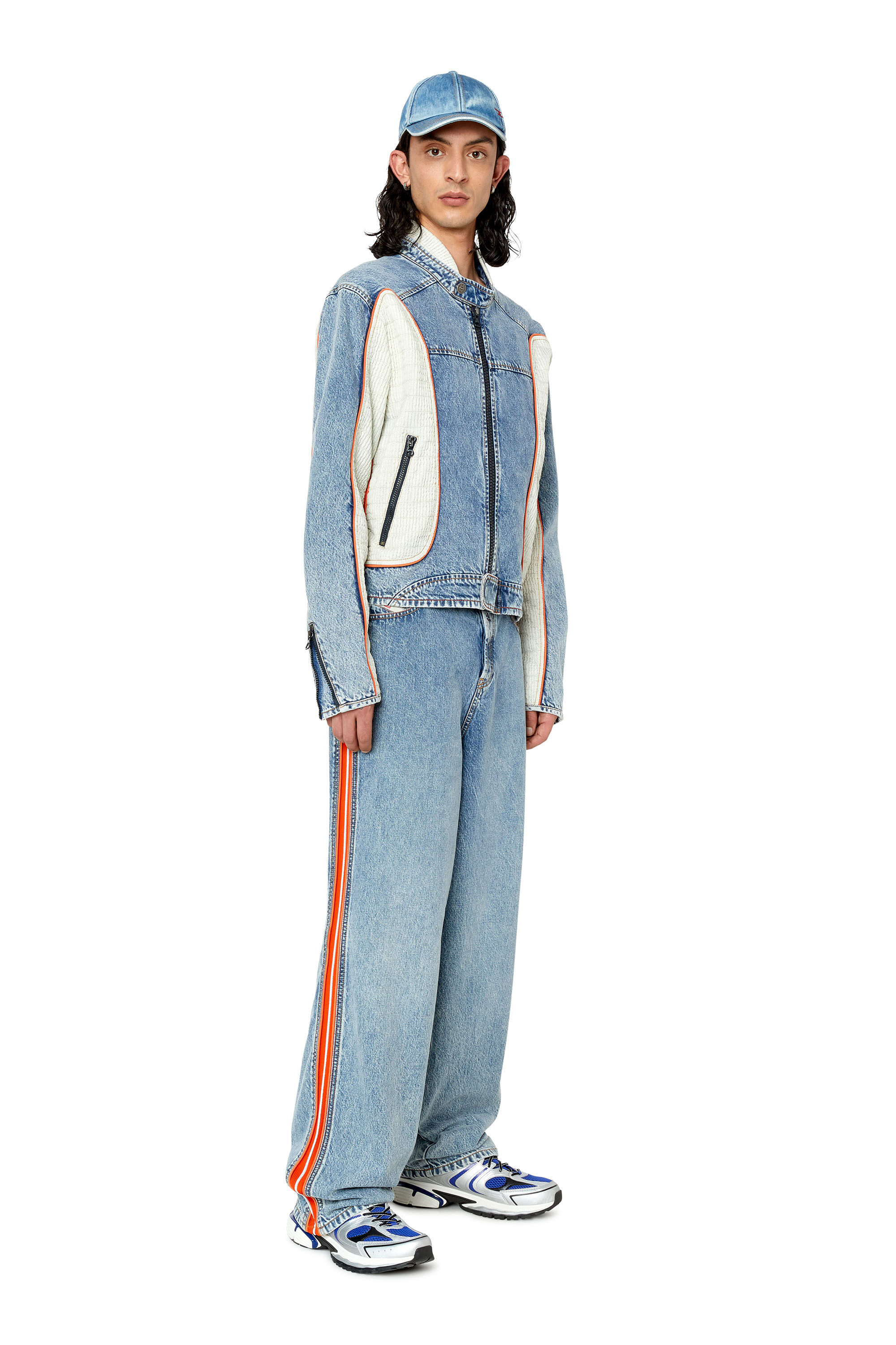 Diesel - Male's Straight Jeans D-Vulkos 0EMAH, Light Blue - 1